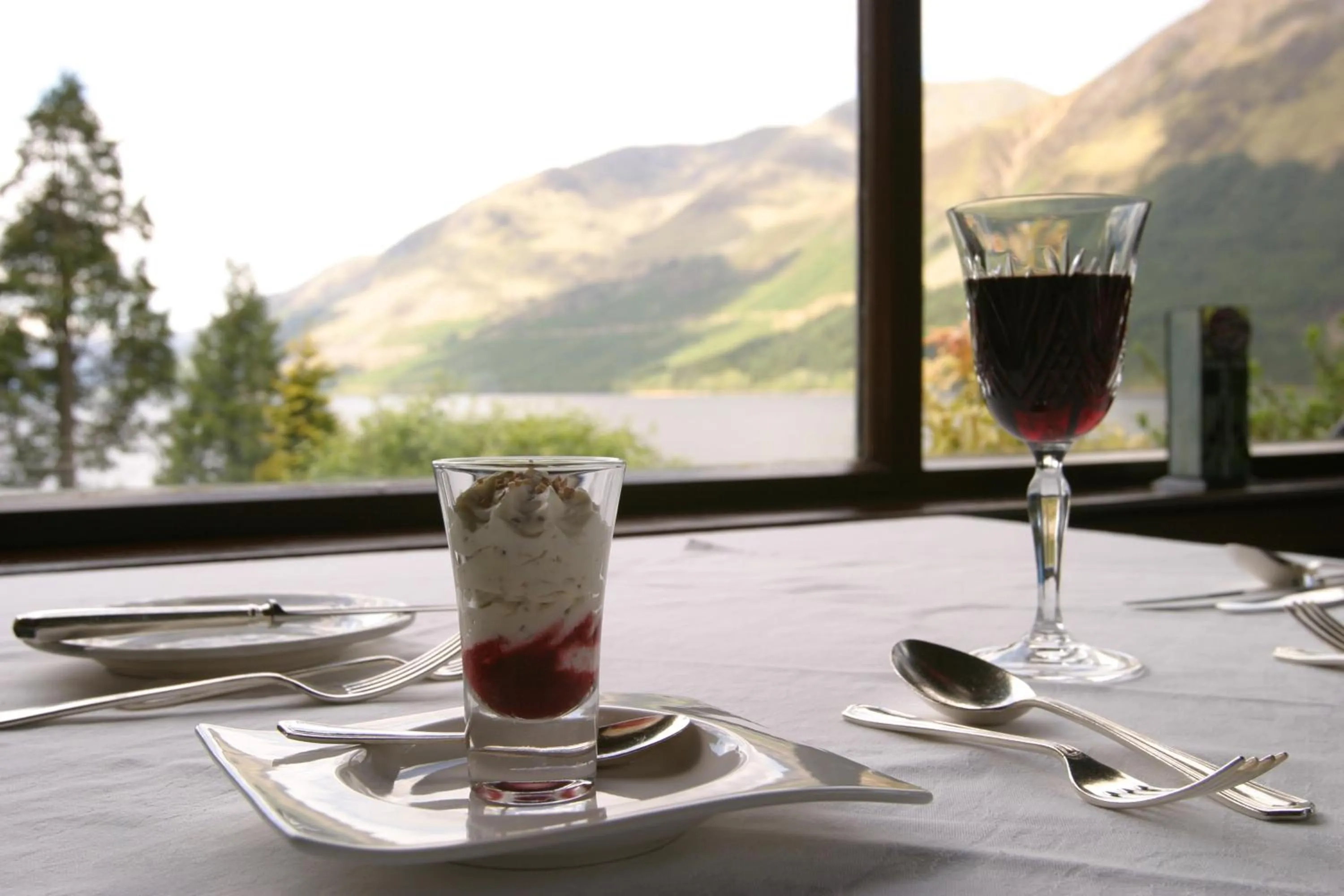 Restaurant/places to eat in Corriegour Lodge Hotel