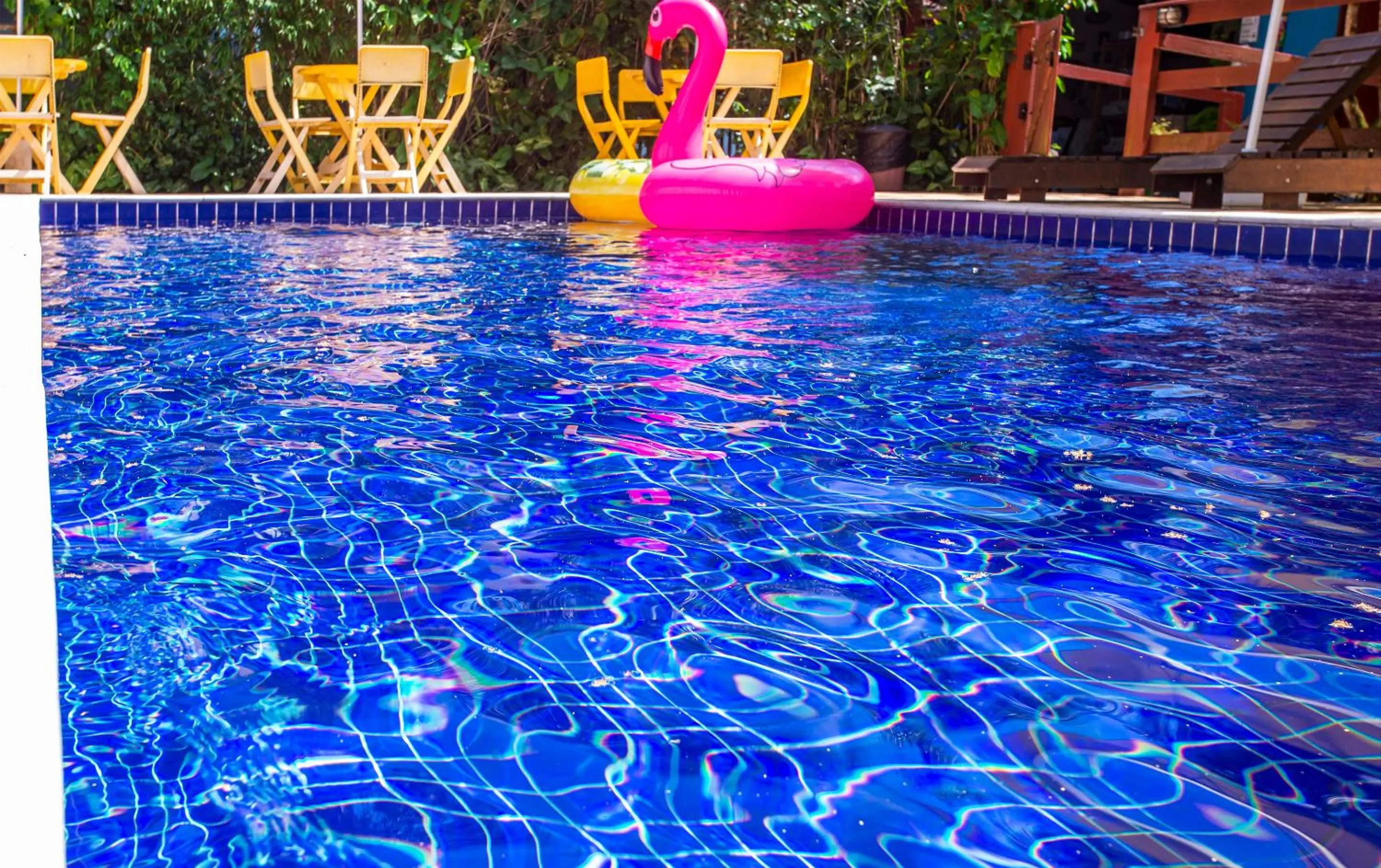 Swimming pool in Pousada Villa Blu Maresias