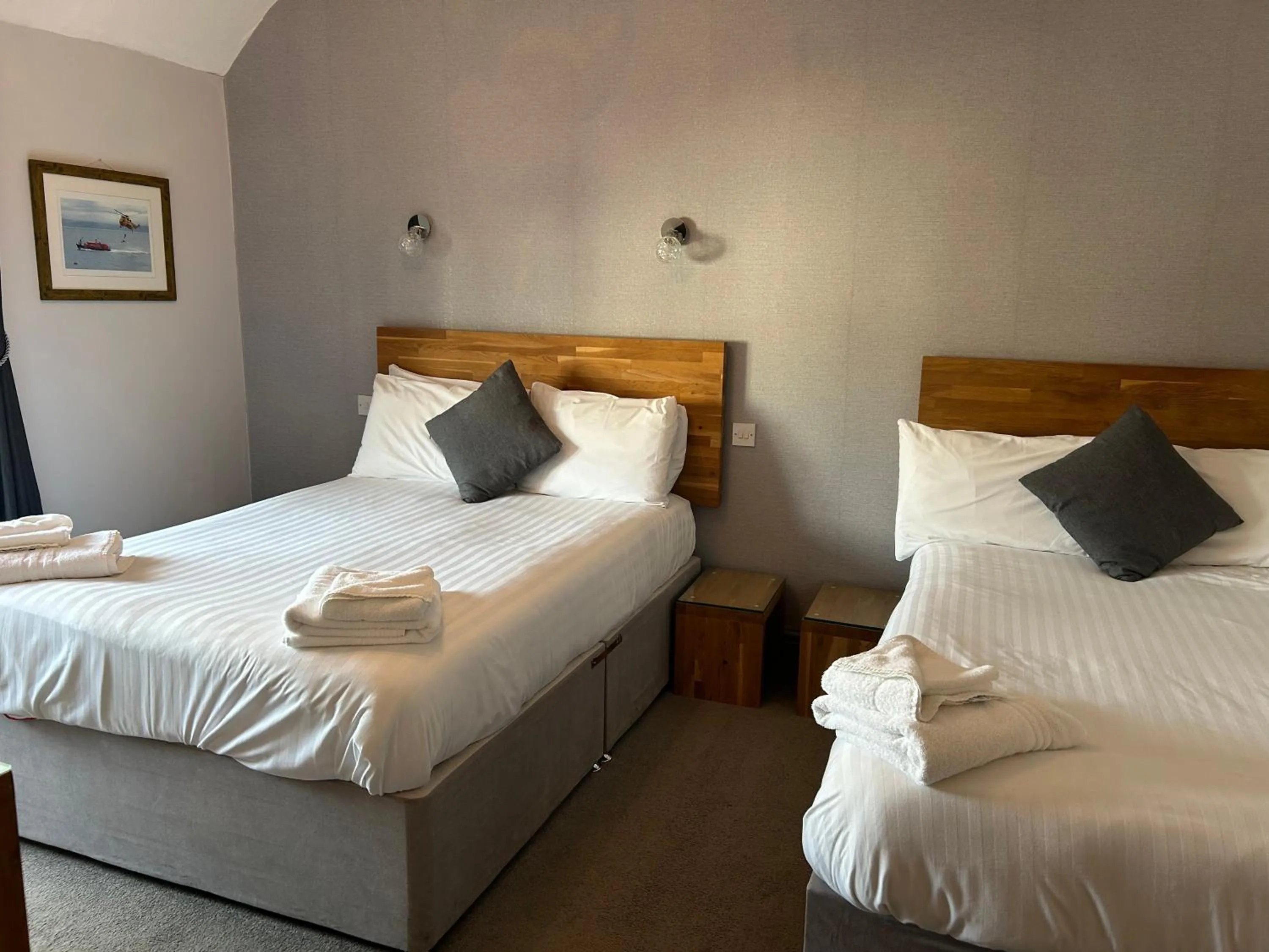 Bed in The Valley Hotel, Anglesey