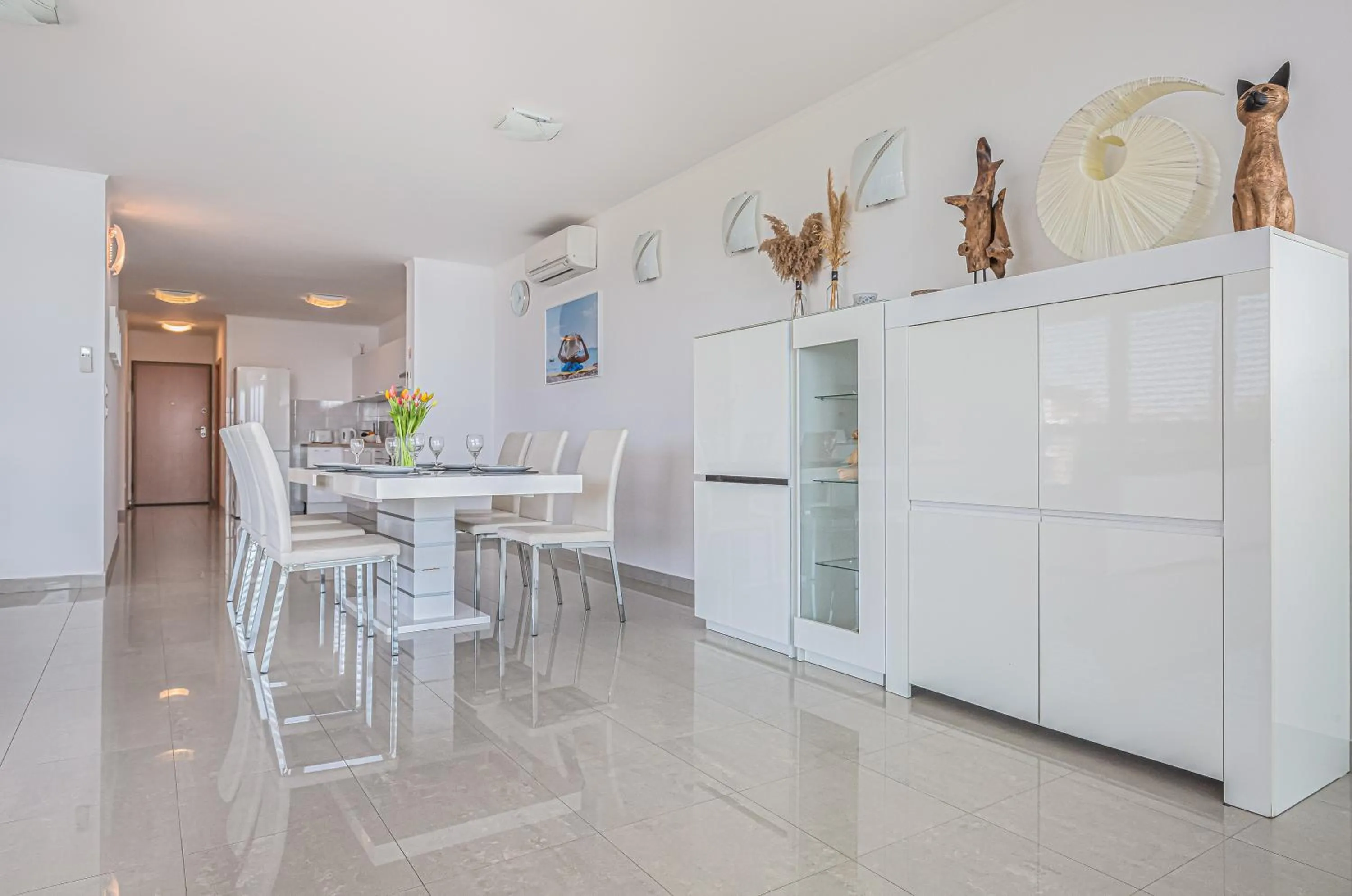 Dining area in AP 4+2 in one of the most luxury building in Omis