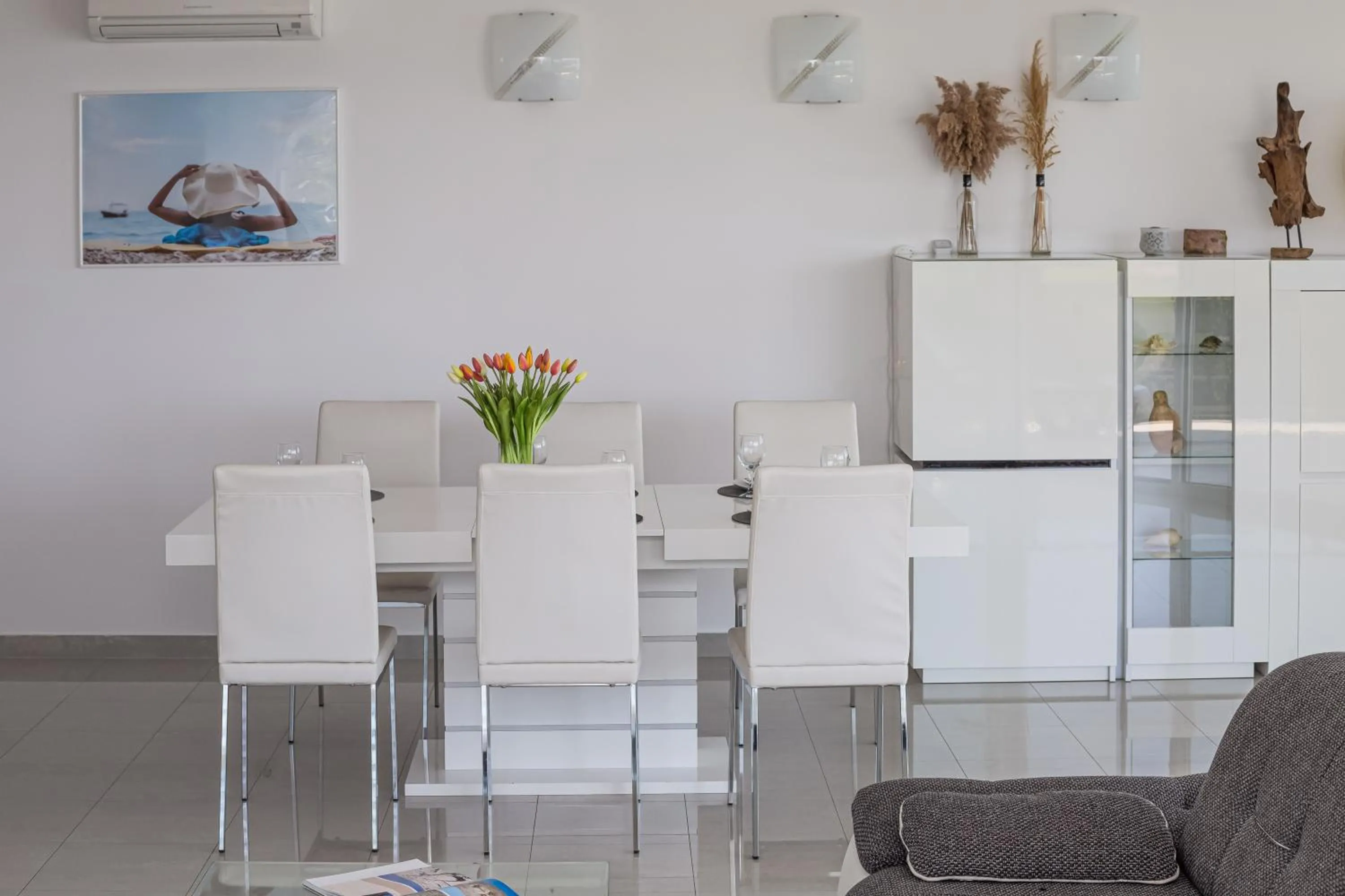 Dining area in AP 4+2 in one of the most luxury building in Omis