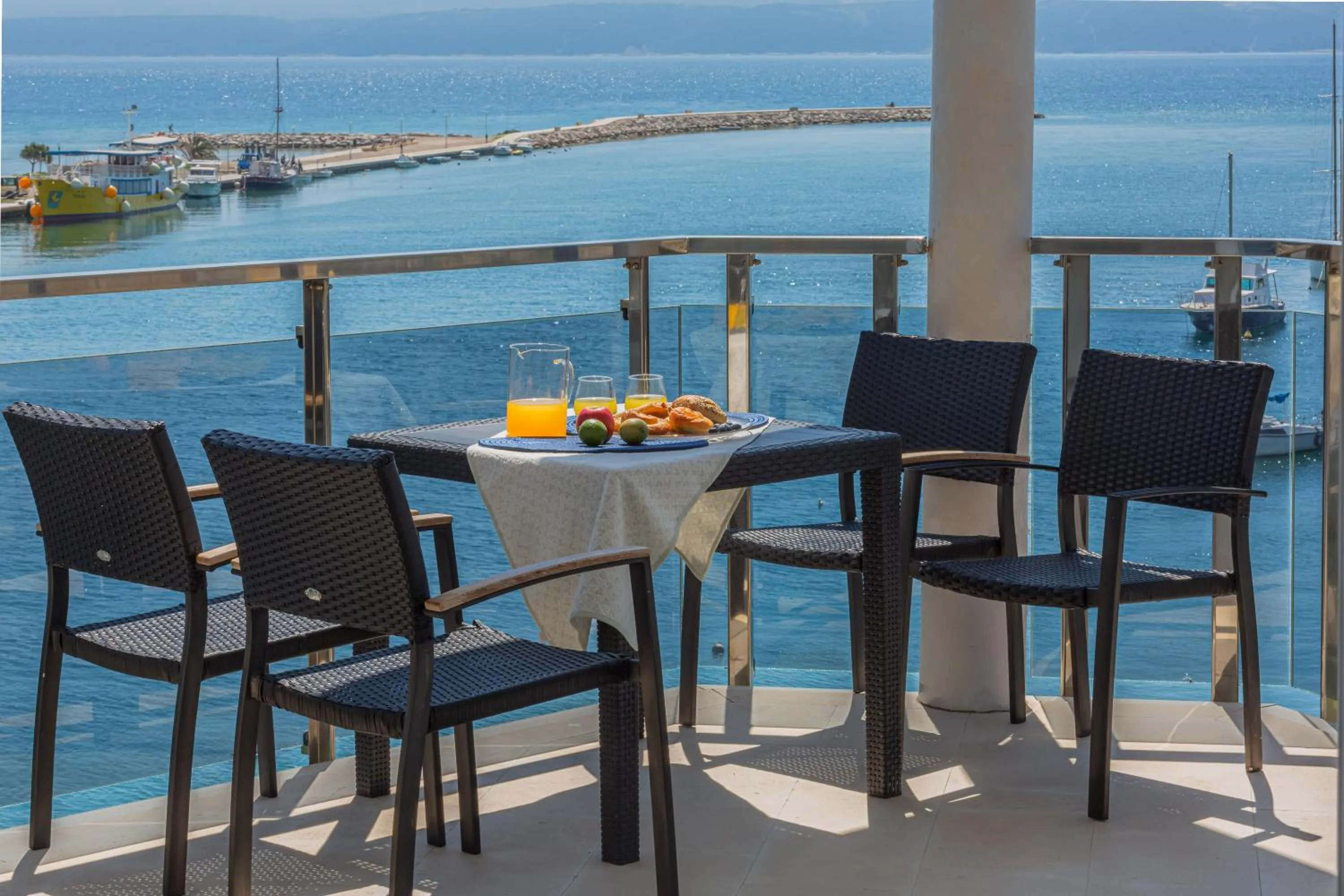 Balcony/Terrace in AP 4+2 in one of the most luxury building in Omis