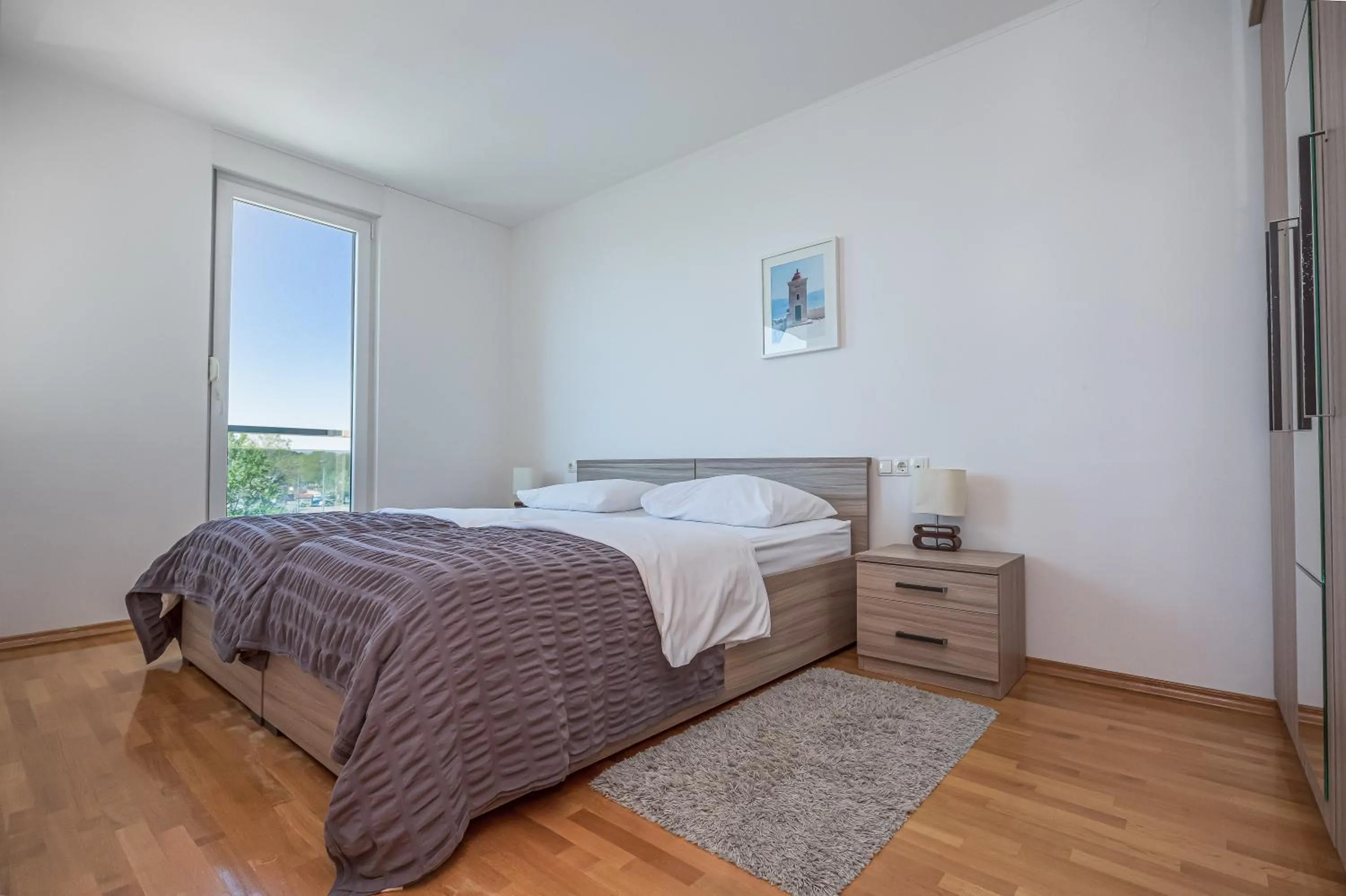 Bedroom, Bed in AP 4+2 in one of the most luxury building in Omis