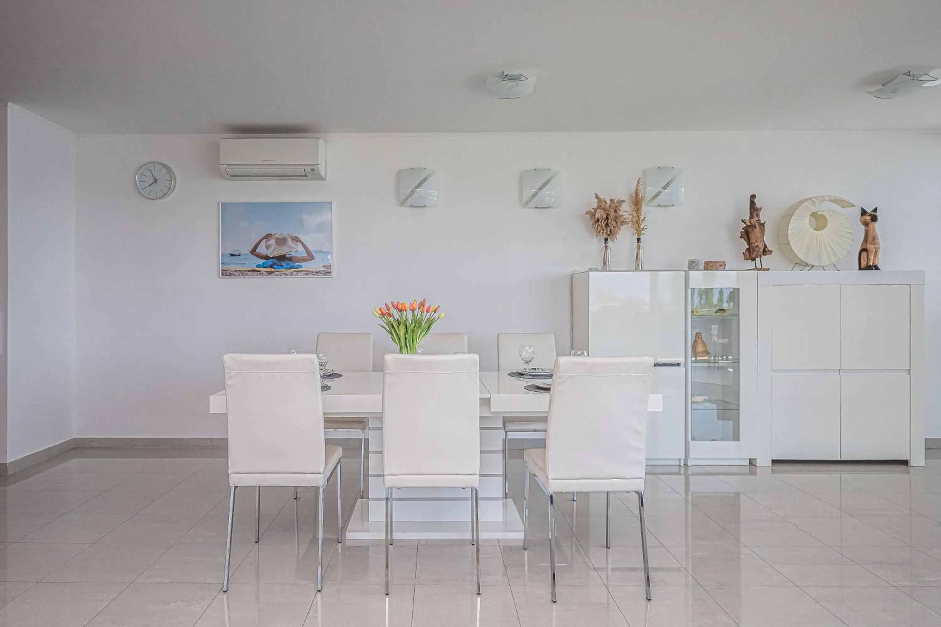 Dining area in AP 4+2 in one of the most luxury building in Omis