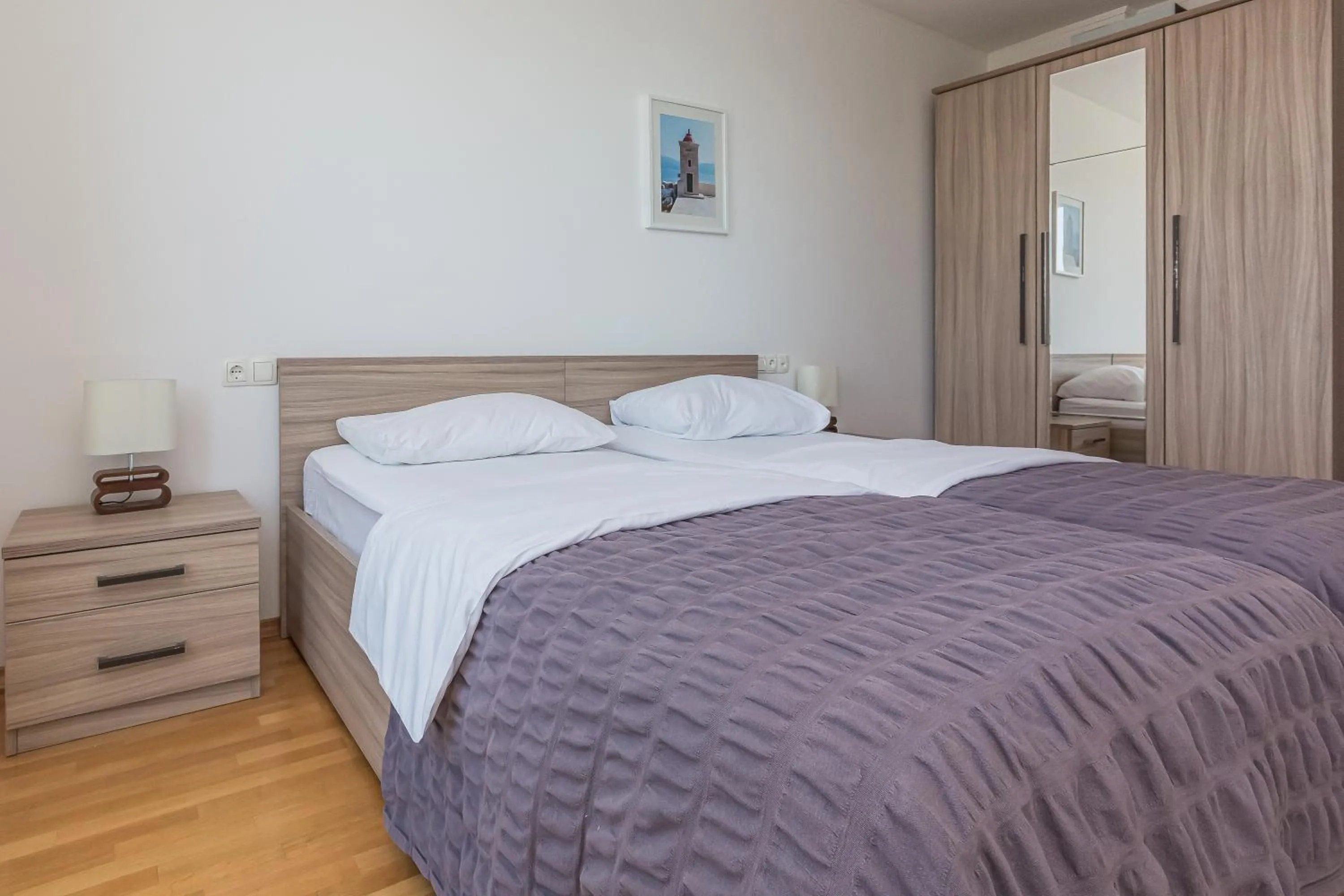 Bedroom, Bed in AP 4+2 in one of the most luxury building in Omis
