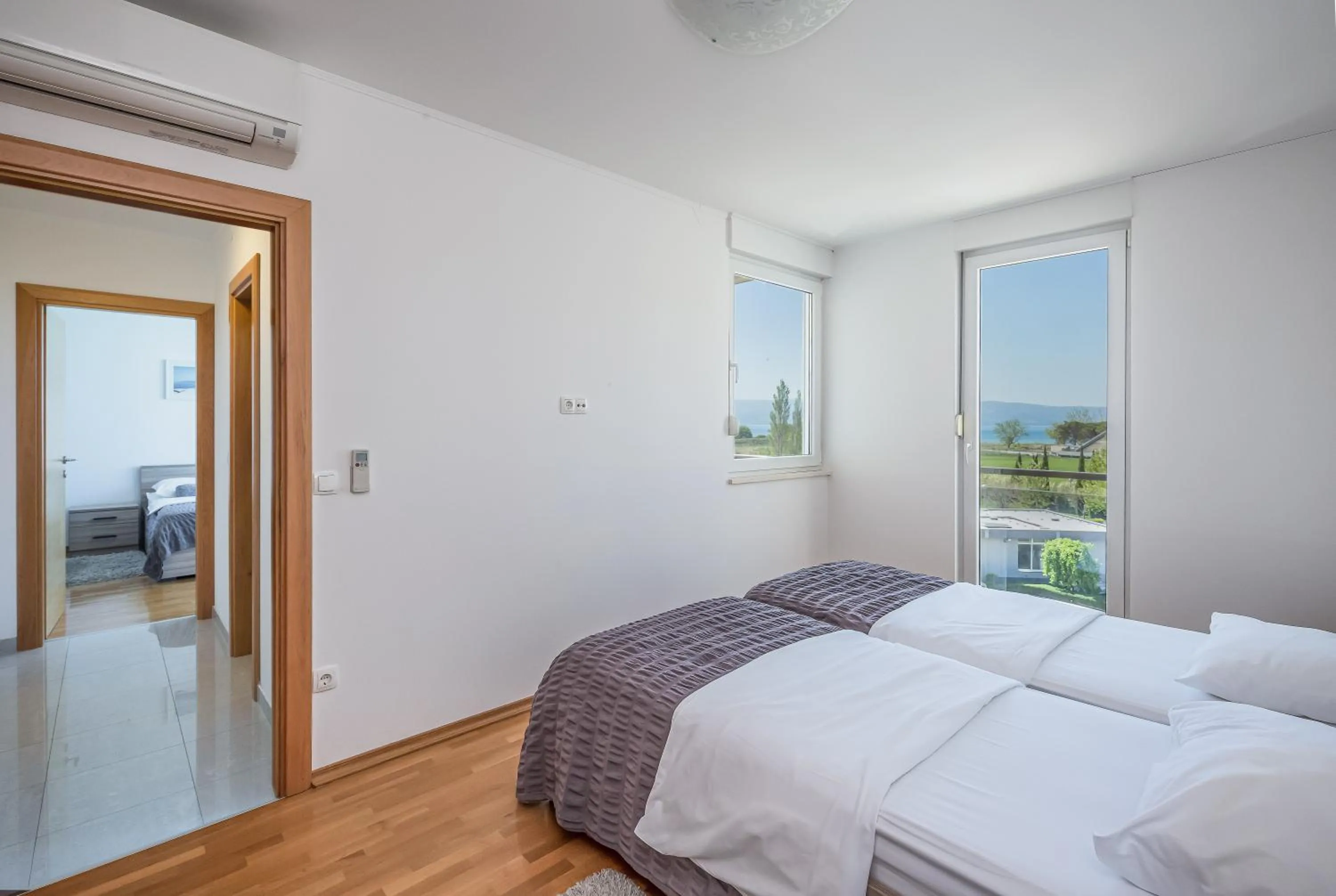 Bedroom, Bed in AP 4+2 in one of the most luxury building in Omis