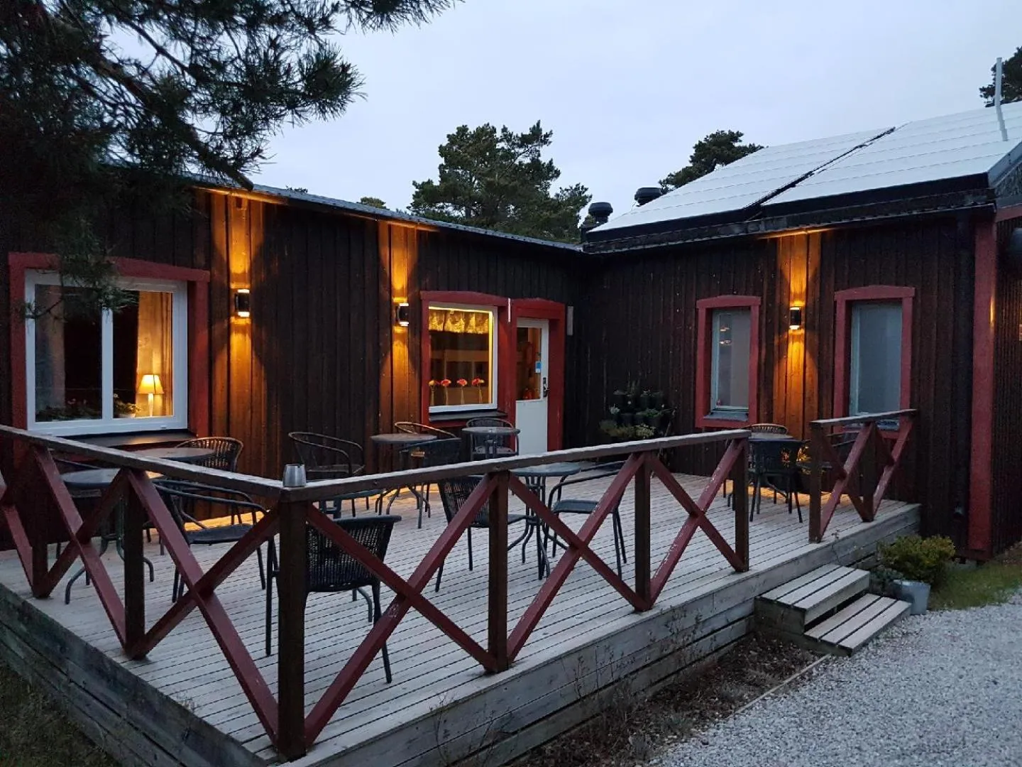 Facade/entrance in STF Hostel Visby/Rävhagen