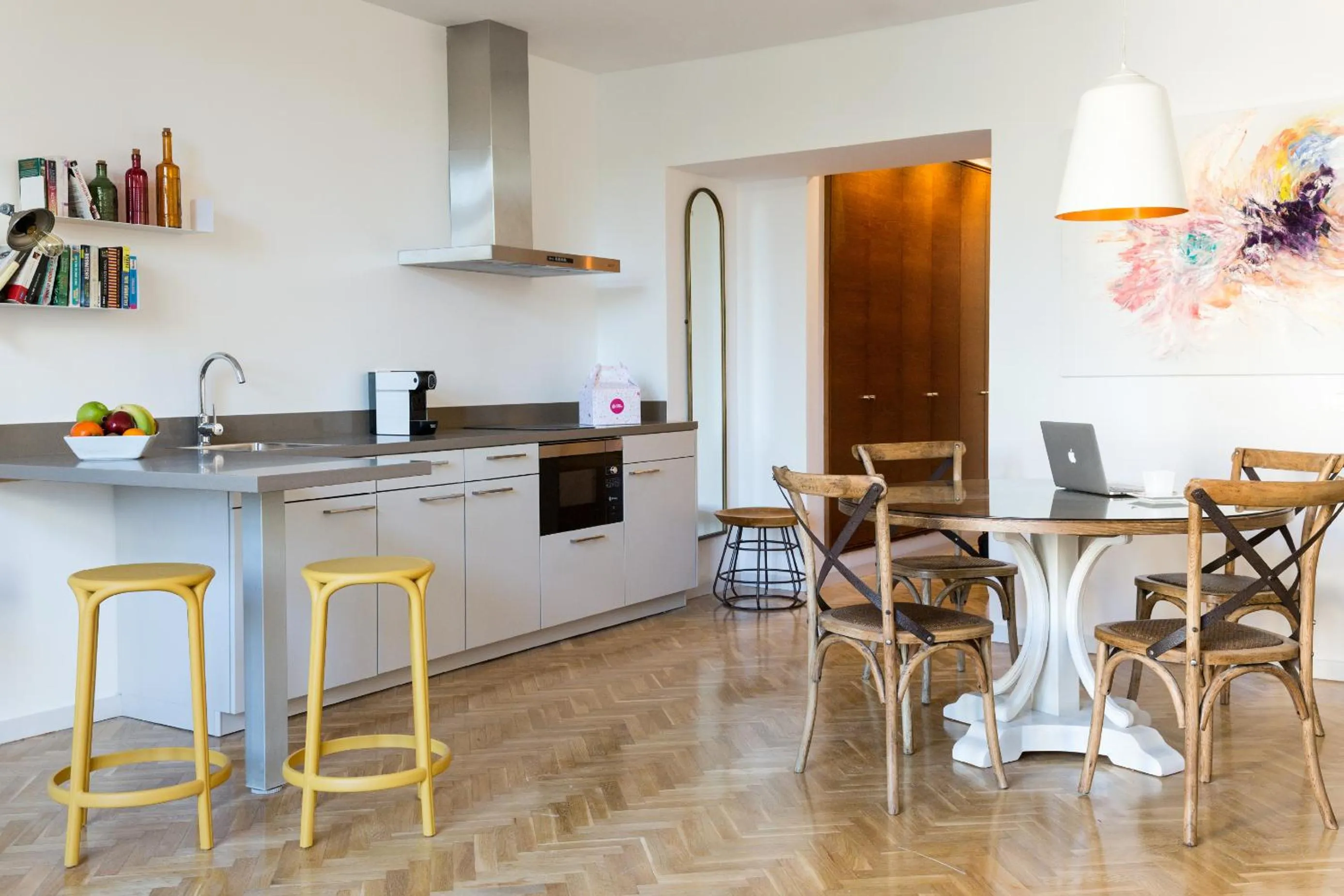 Kitchen or kitchenette in Puerta Catedral Indias Lofts