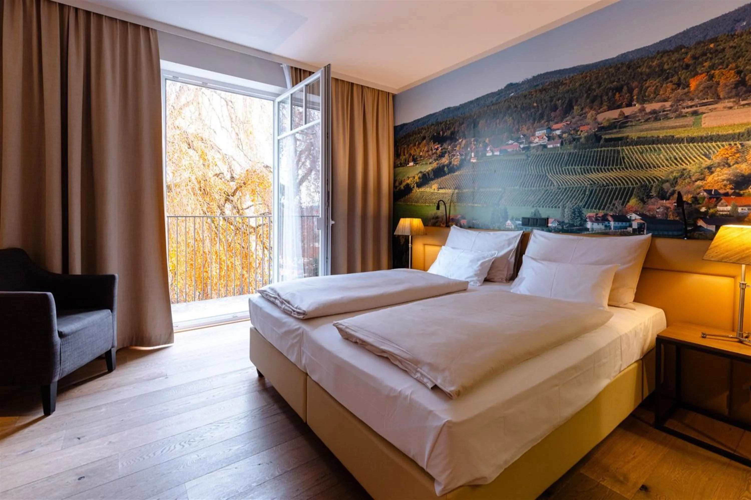 Photo of the whole room, Bed in Hotel Stainzerhof