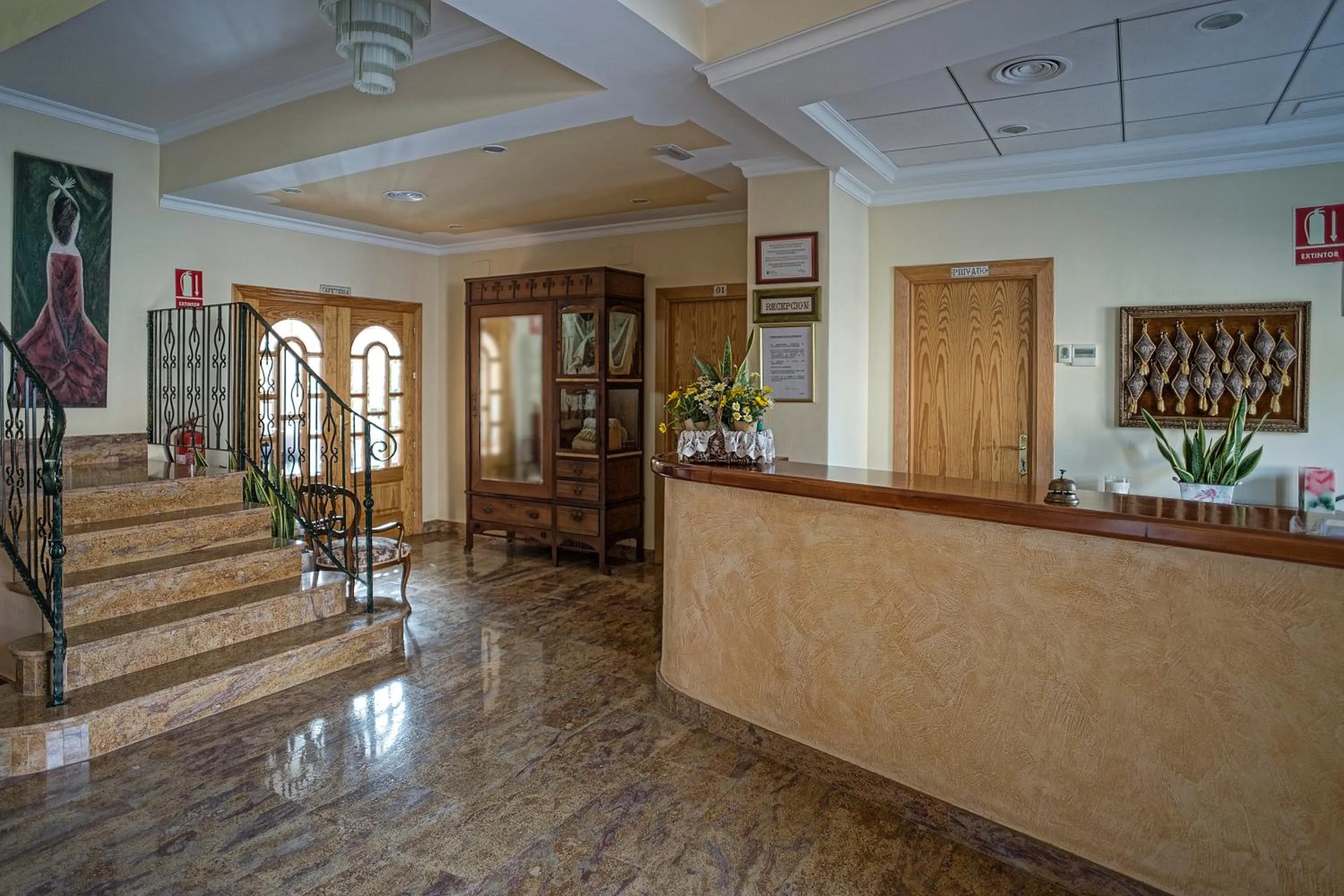 Lobby or reception in Hotel La Posada