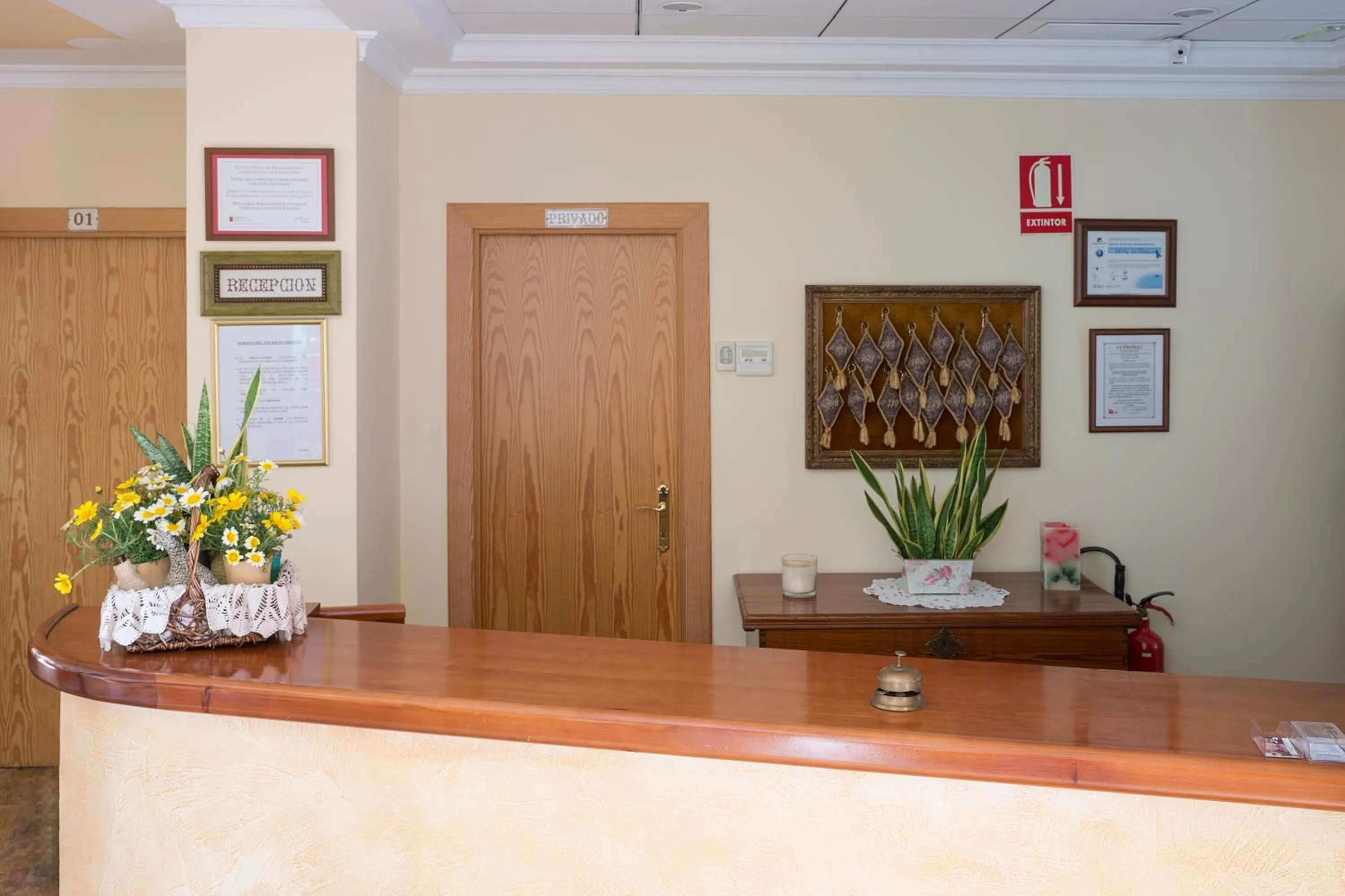 Lobby or reception in Hotel La Posada