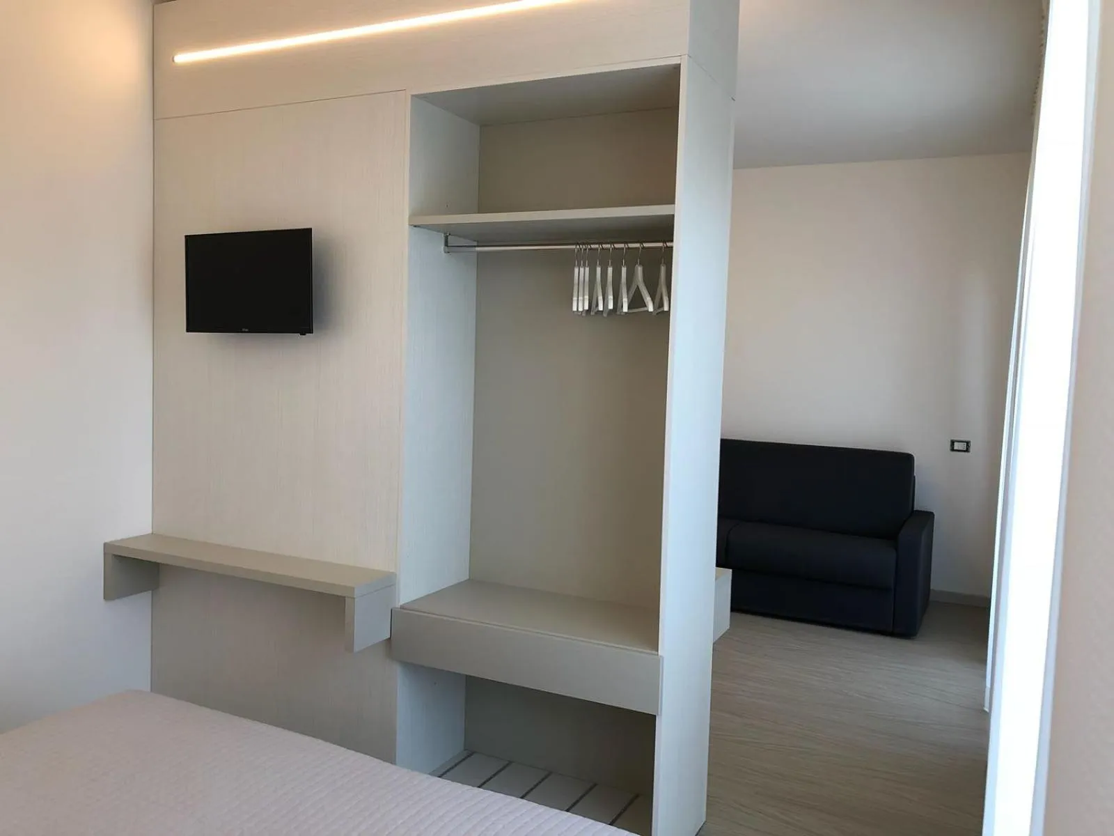 Bed in Hotel Portofino