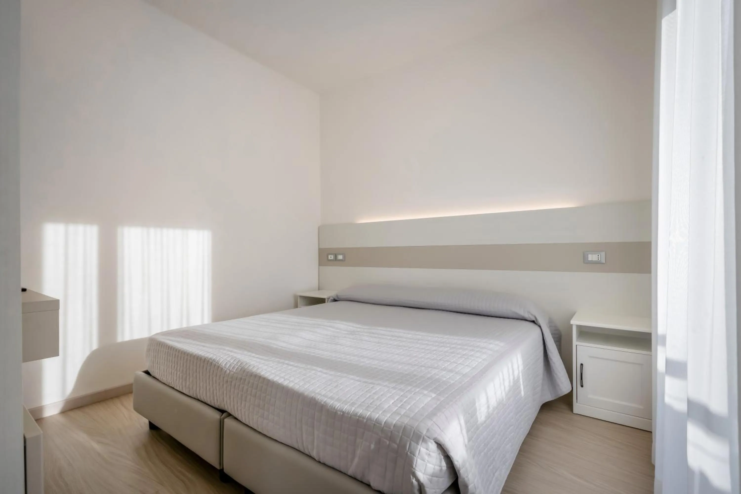 Bed in Hotel Portofino