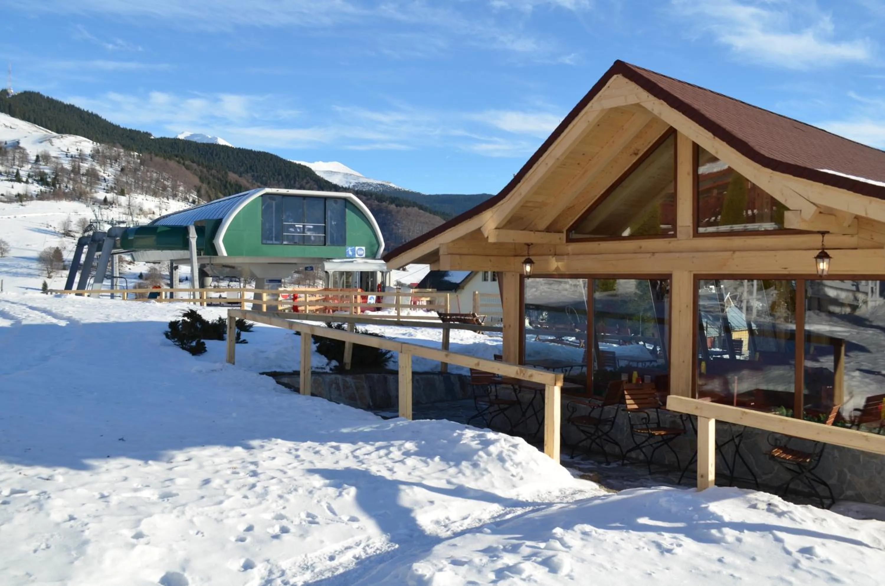 Dining area in Hotel Rusu