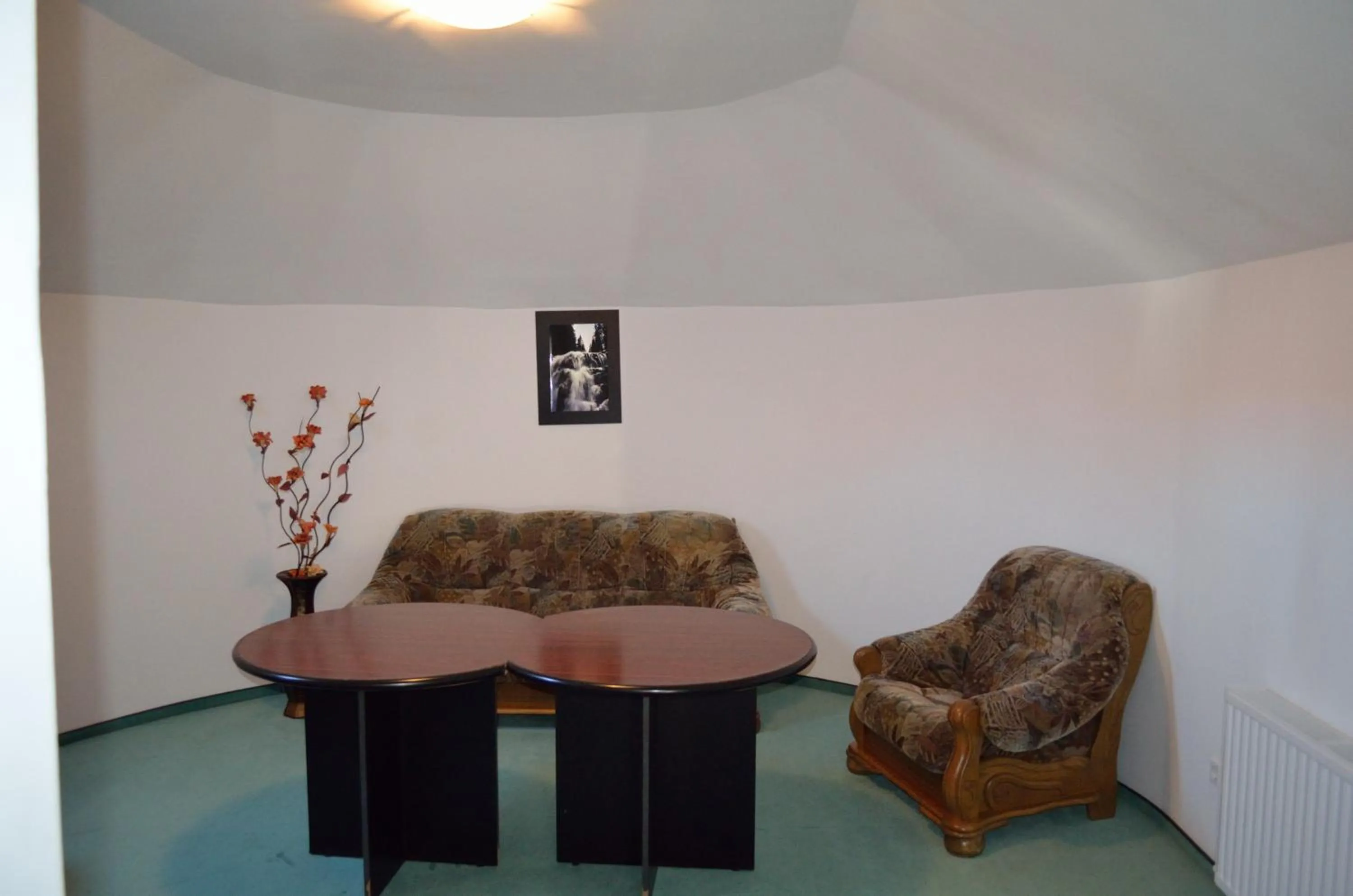 Seating area in Hotel Rusu