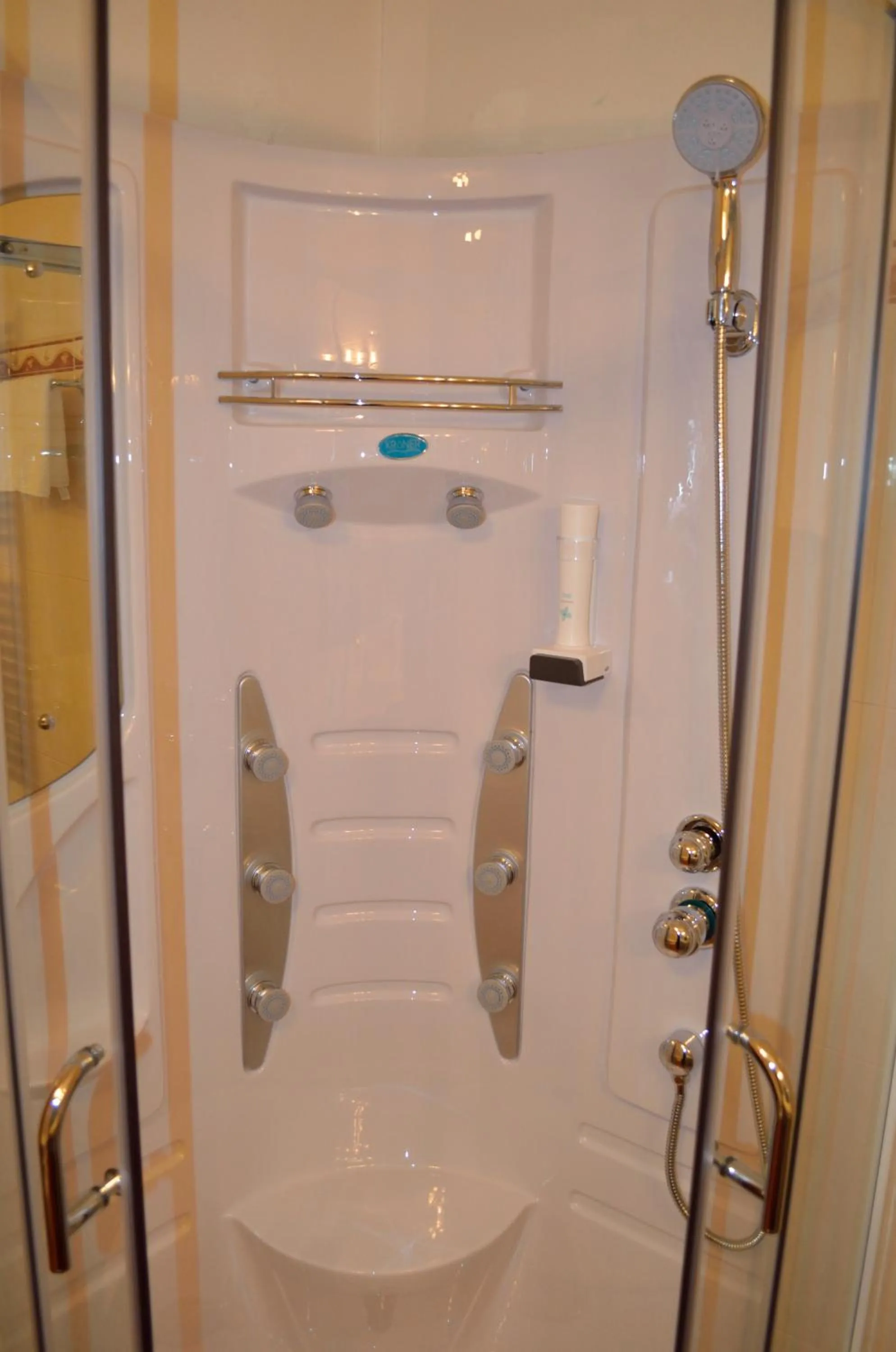 Shower in Hotel Rusu