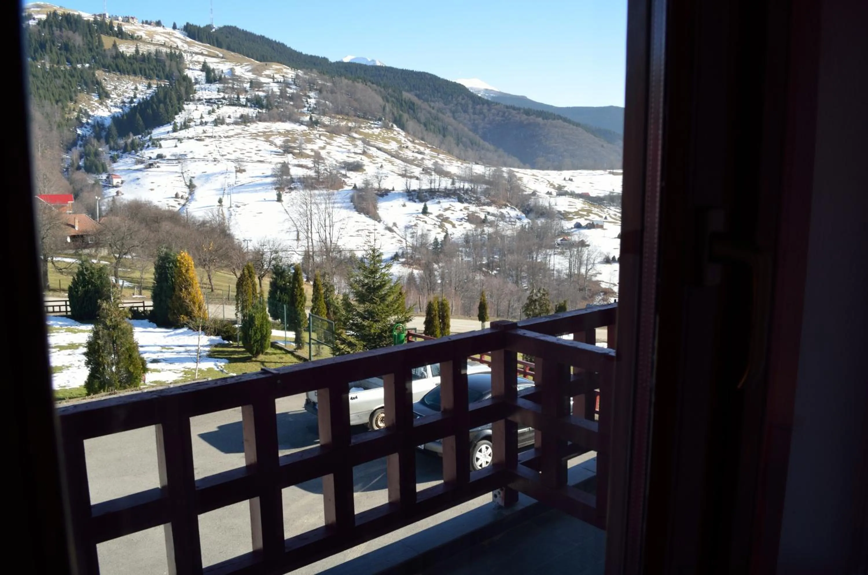 Mountain view in Hotel Rusu