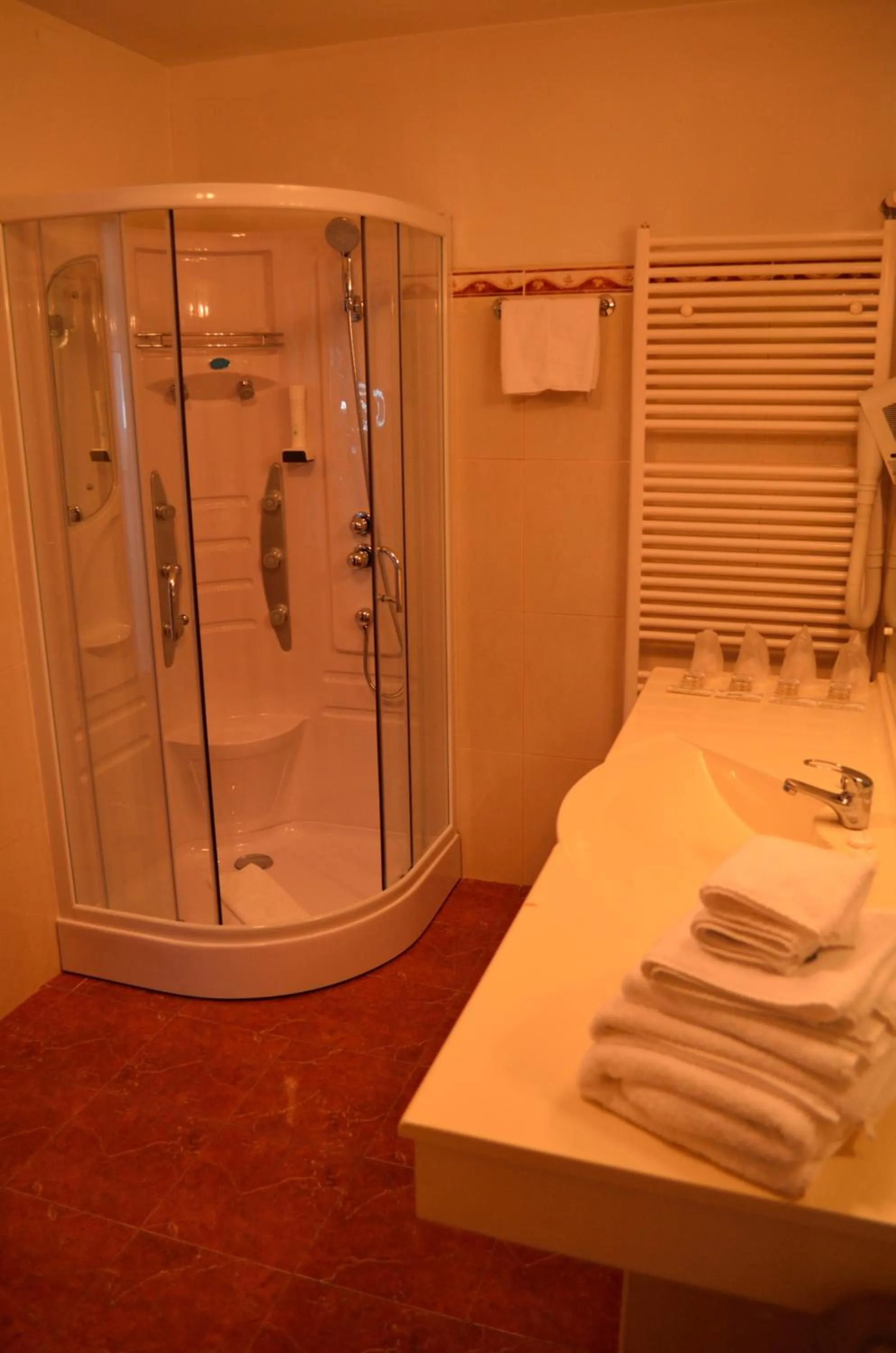 Bathroom in Hotel Rusu