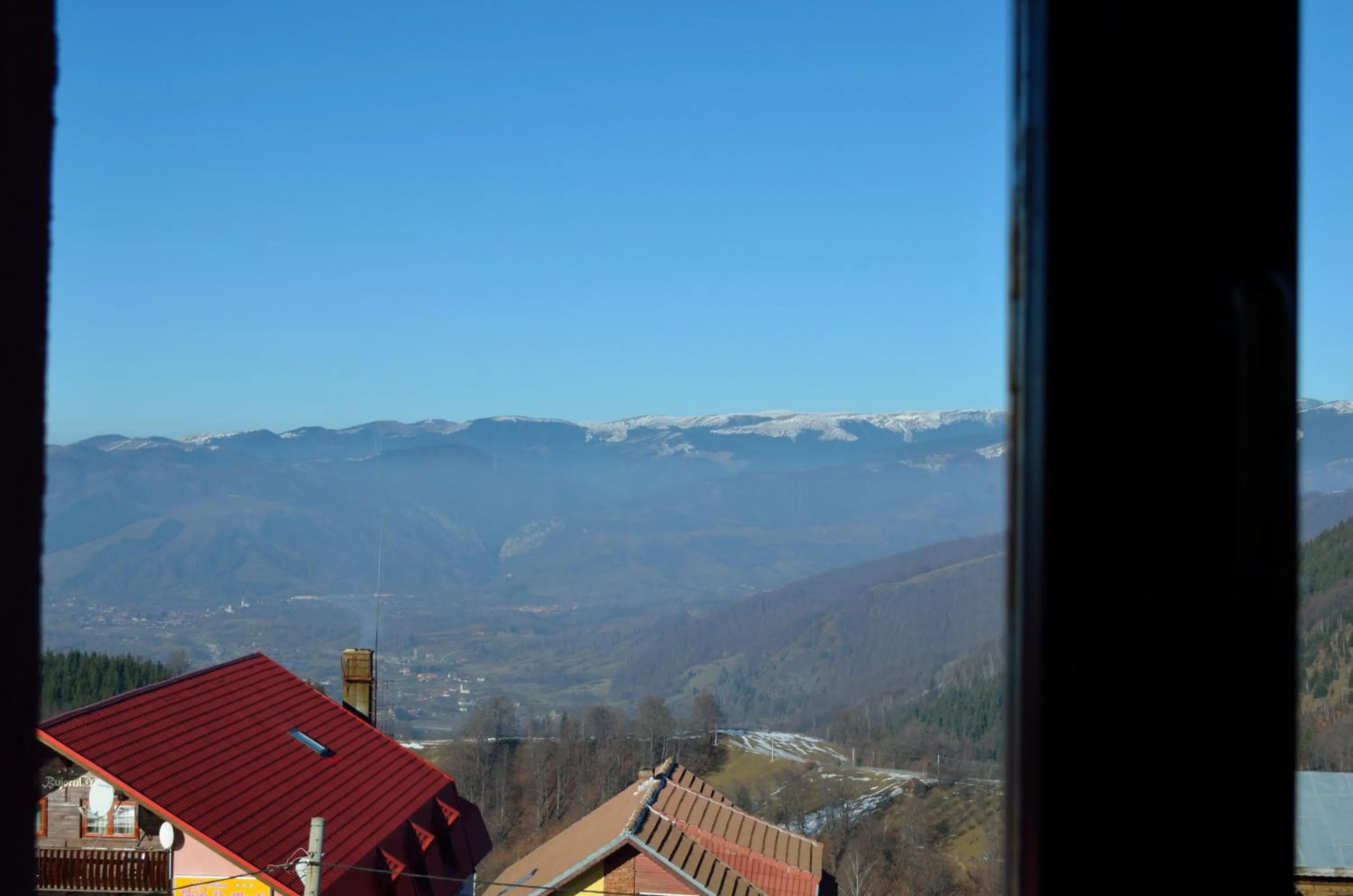 Mountain view in Hotel Rusu