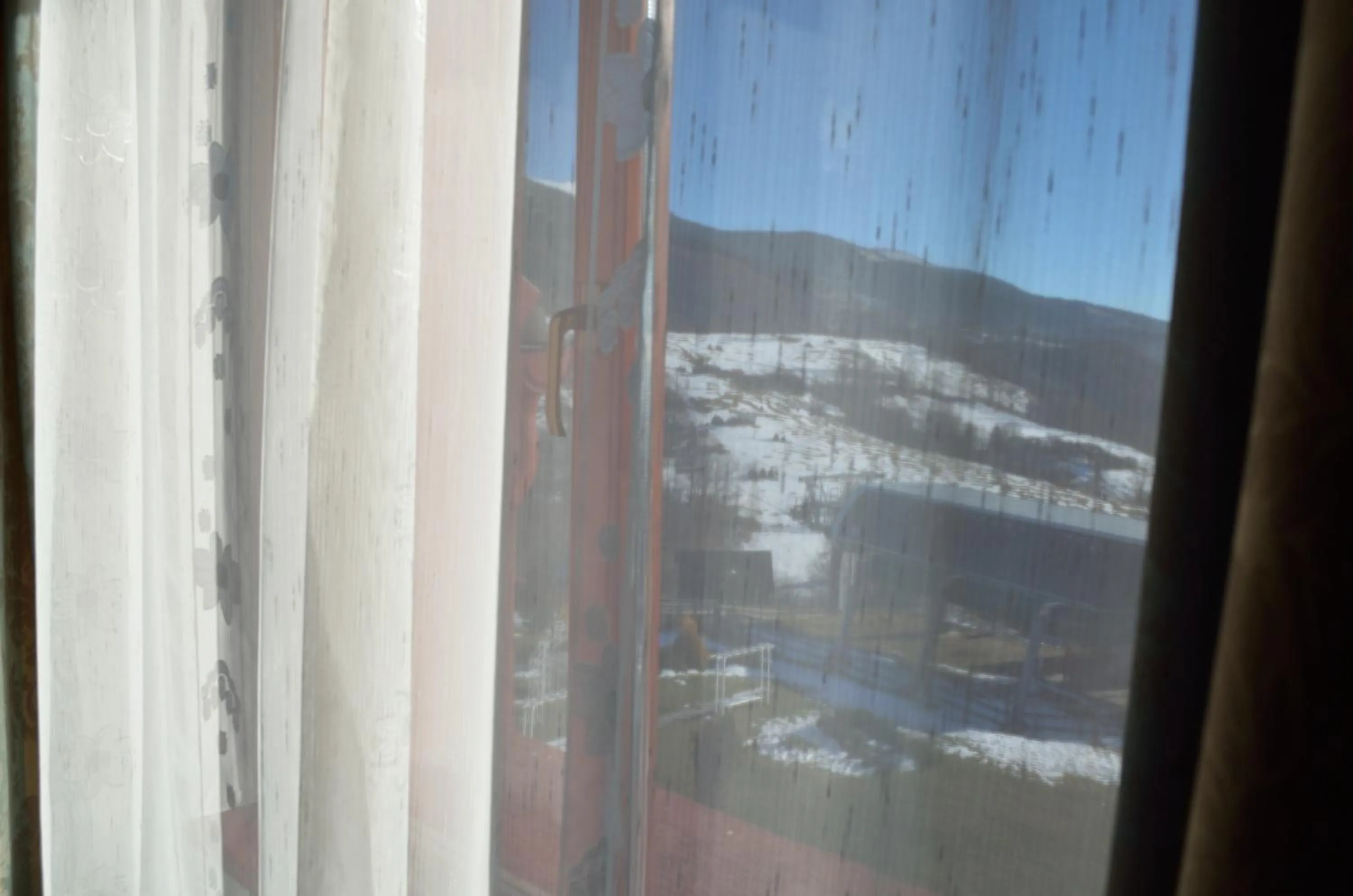 Mountain view in Hotel Rusu