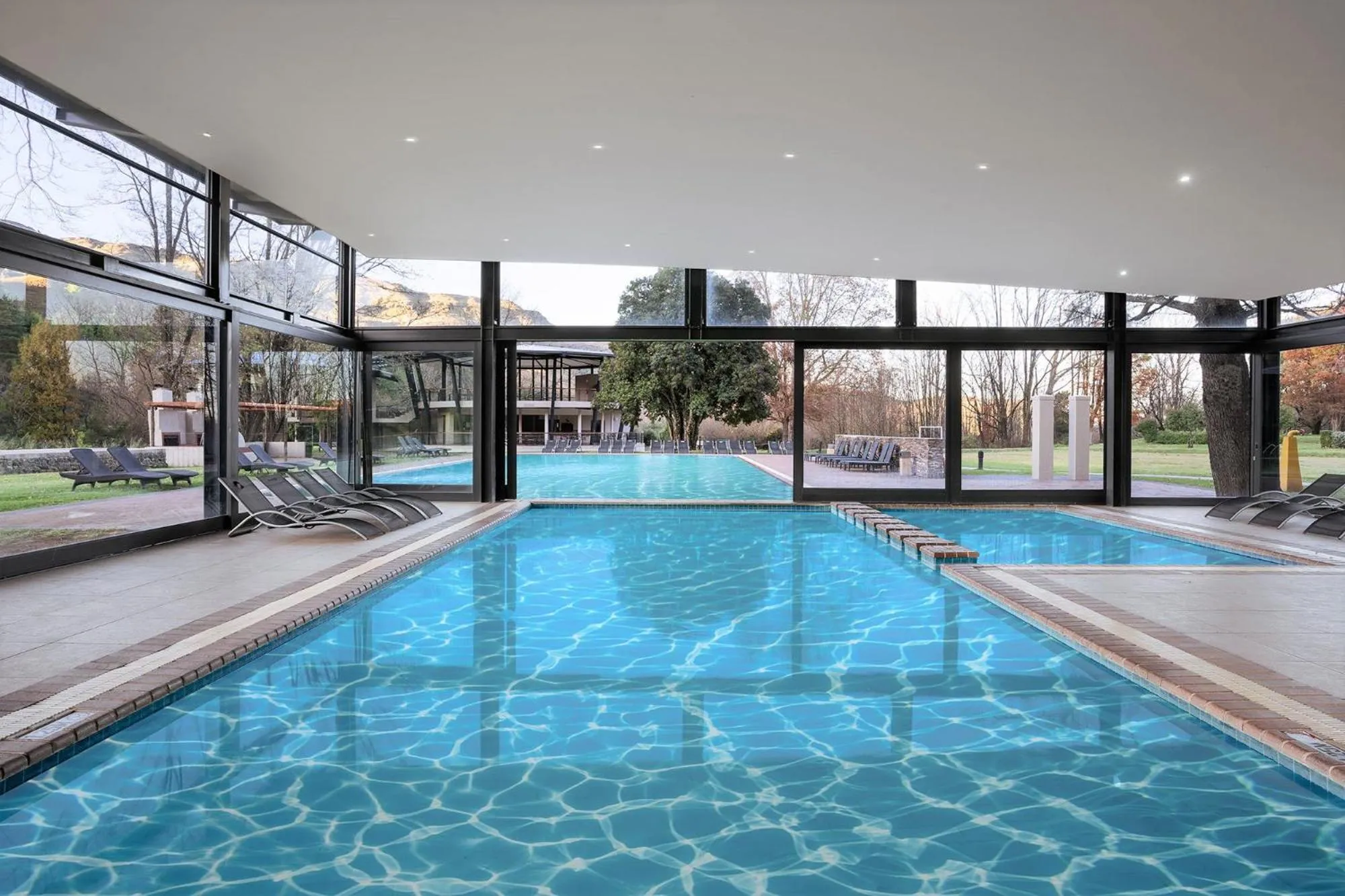 Pool view in Premier Resort Sani Pass