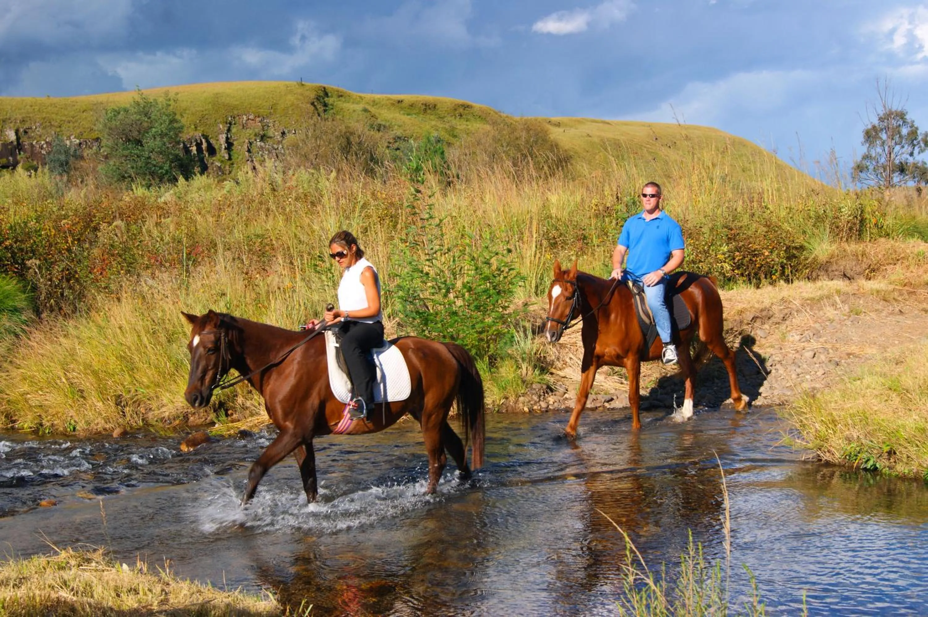 Horse-riding in Premier Resort Sani Pass