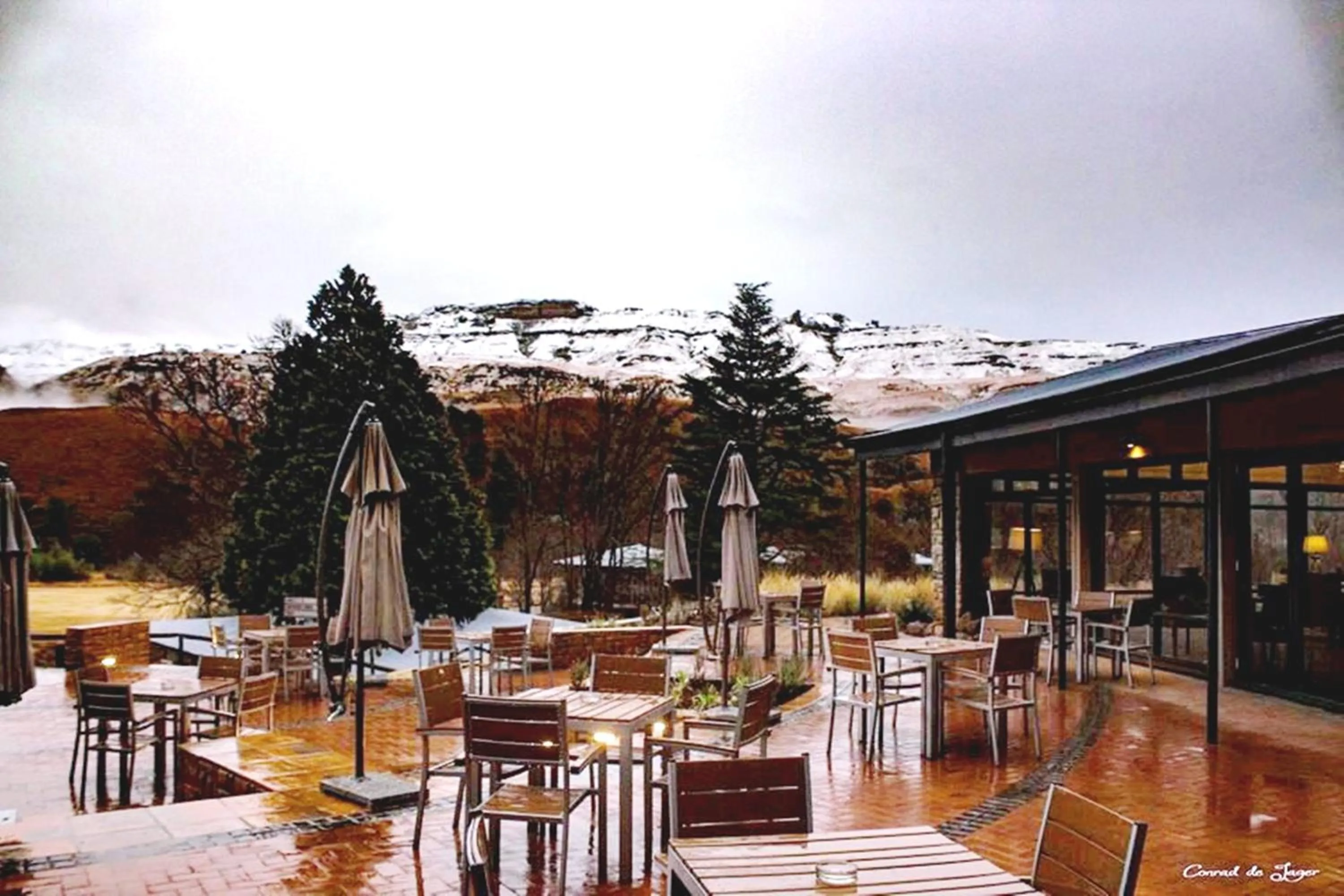 Patio in Premier Resort Sani Pass