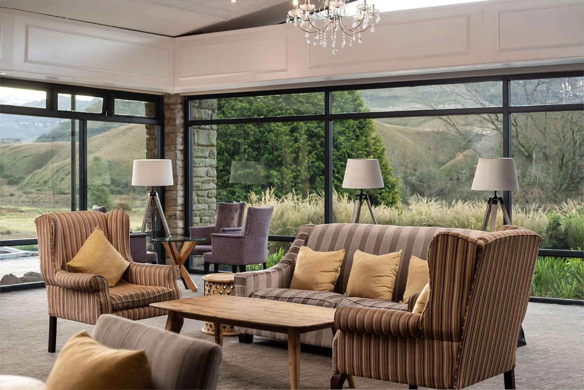 Natural landscape in Premier Resort Sani Pass