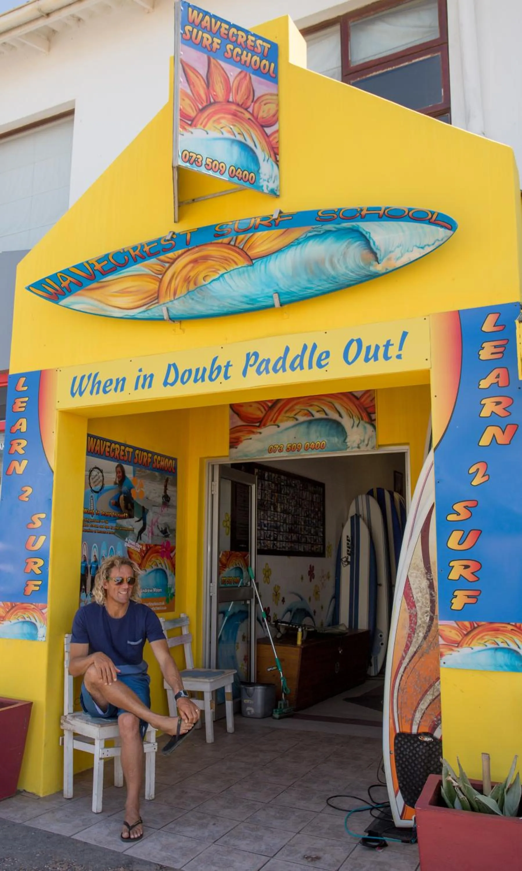 Facade/entrance in Supertubes Guesthouse