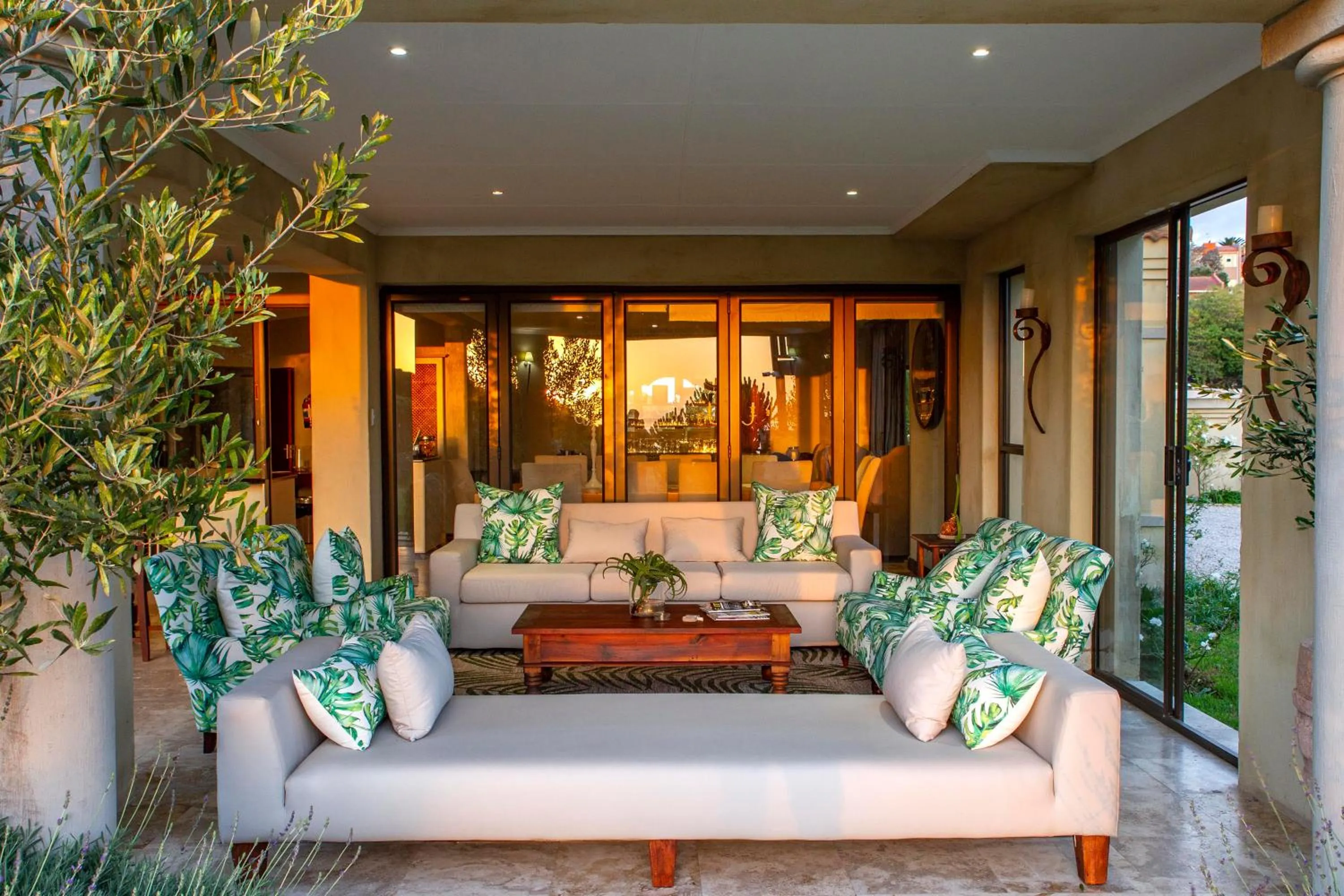 Patio in Supertubes Guesthouse