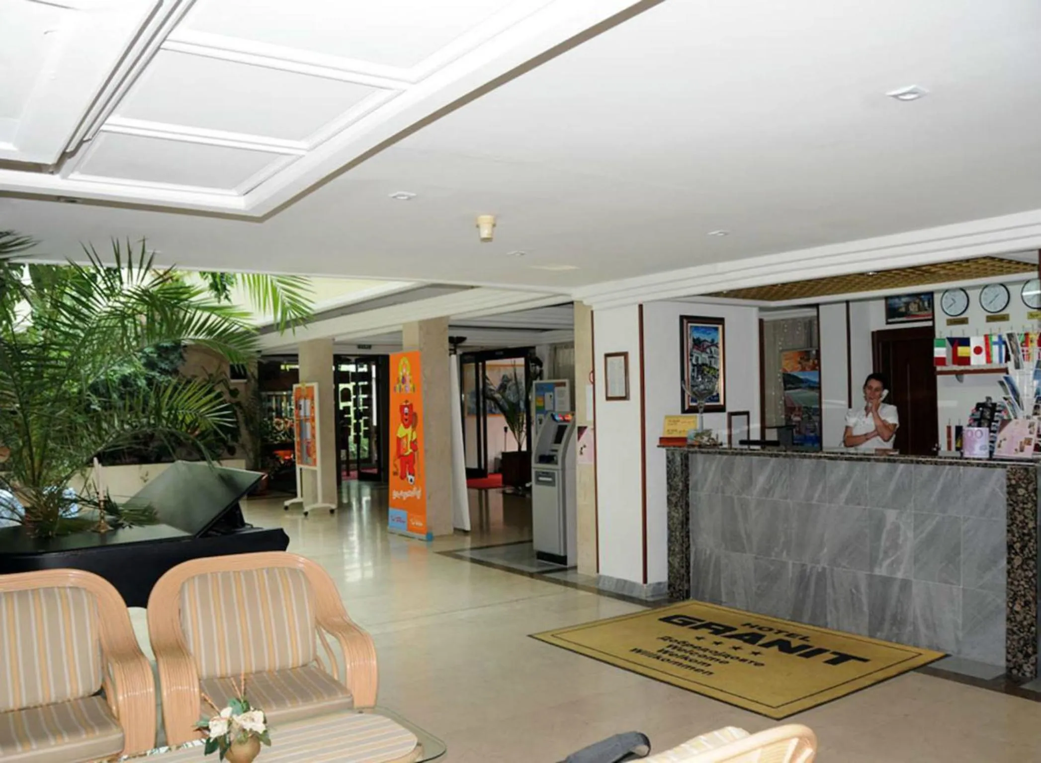 Lobby or reception in Hotel Granit