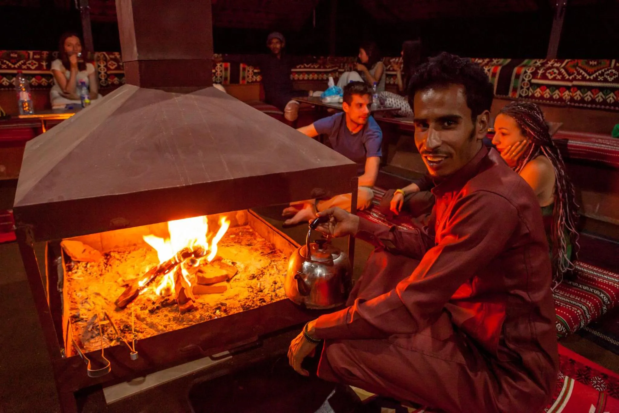 Staff in Arabian Nights