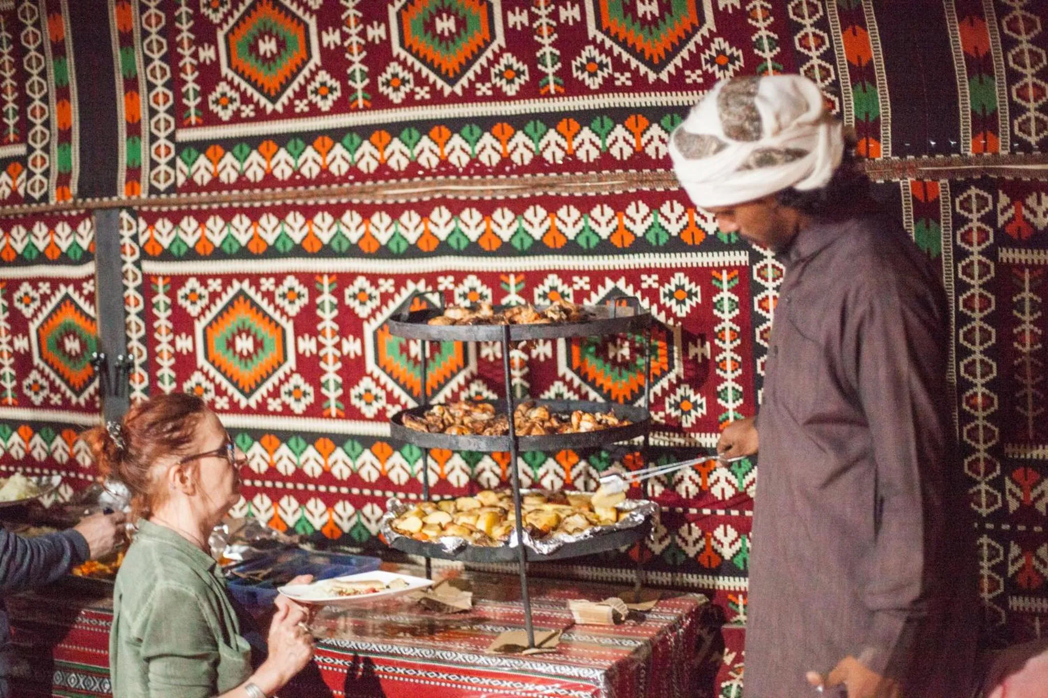 Staff in Arabian Nights