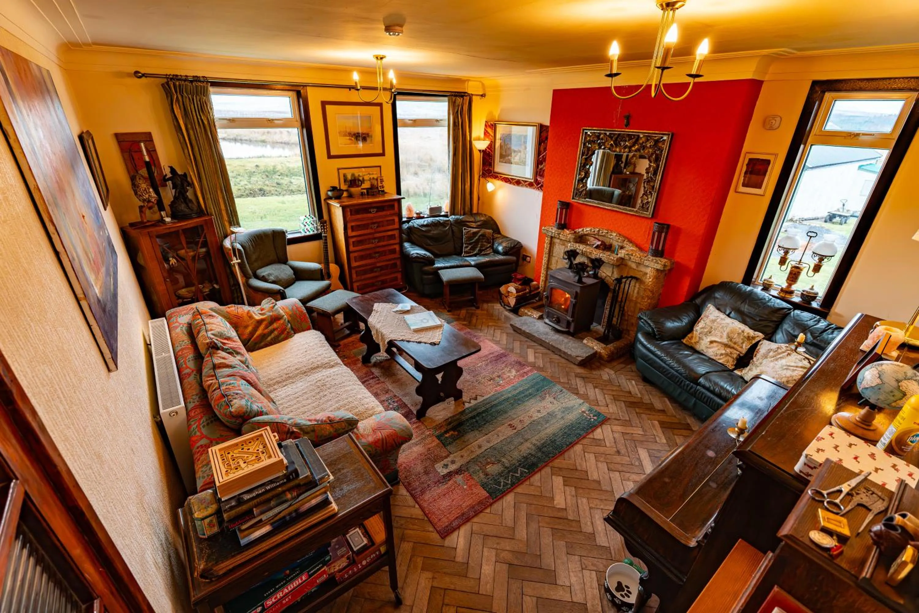 Communal lounge/ TV room in Garvault House