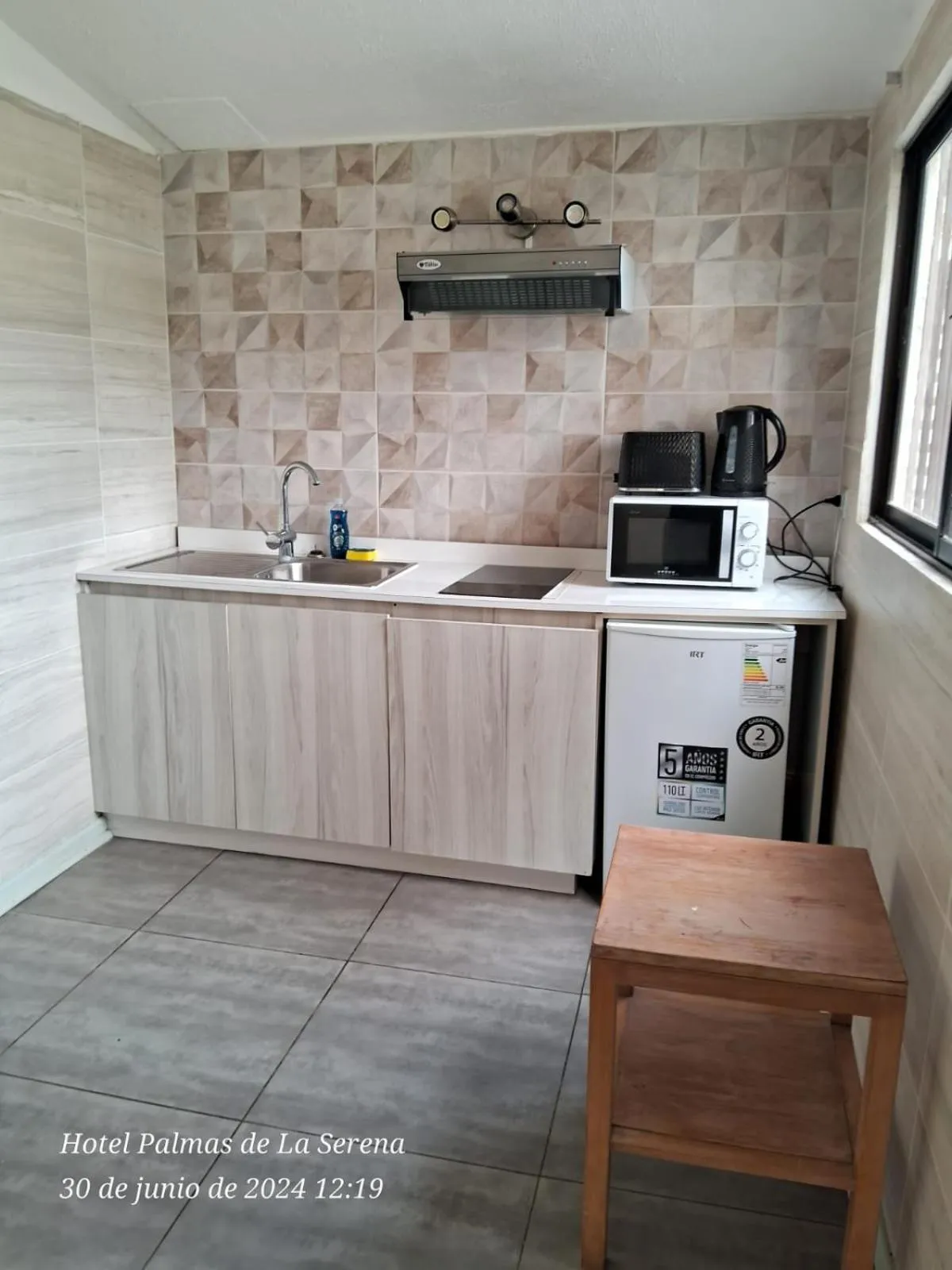 Kitchen or kitchenette in Hotel Palmas de La Serena