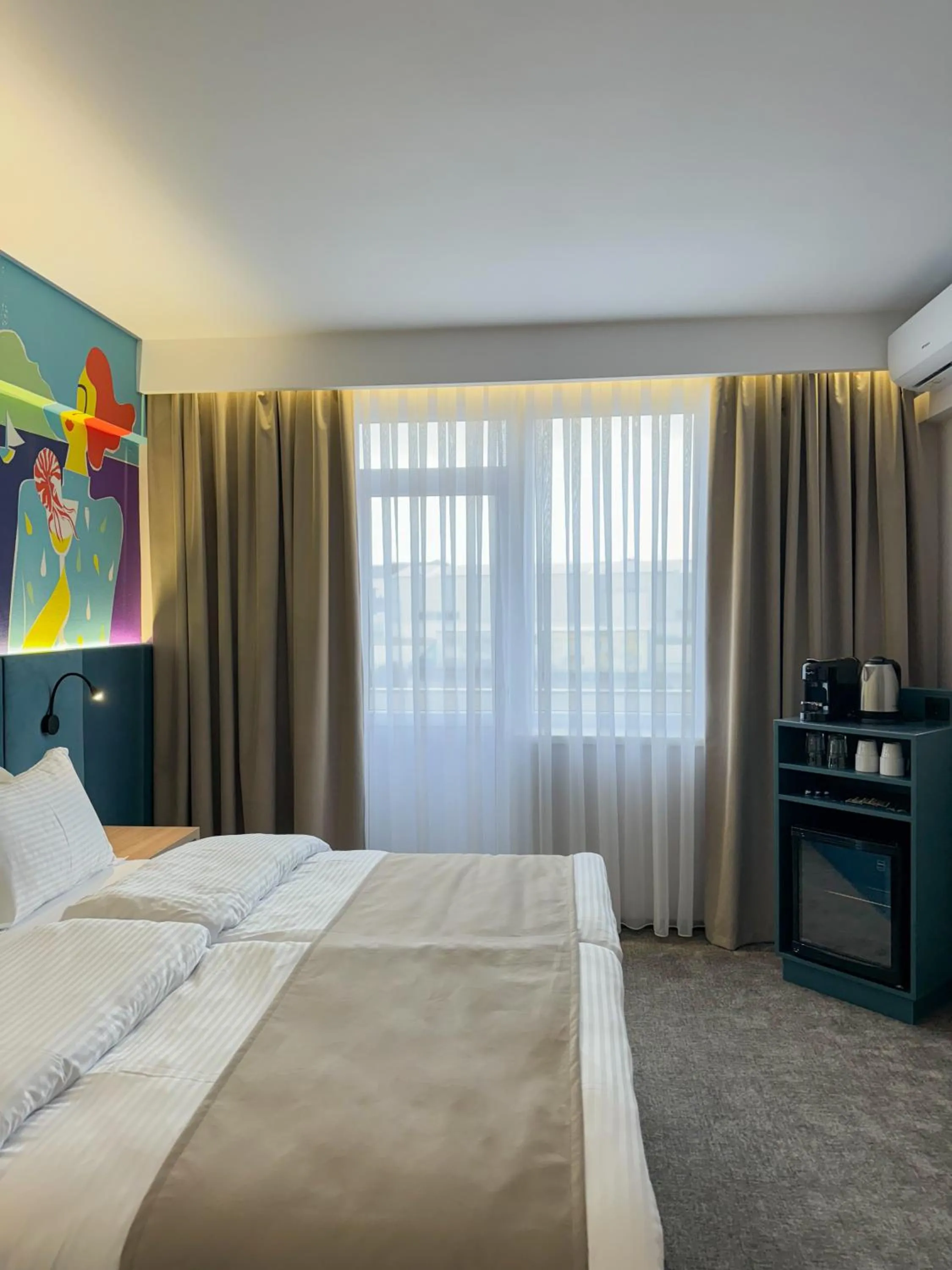 Bed in Hotel FAN Sebes