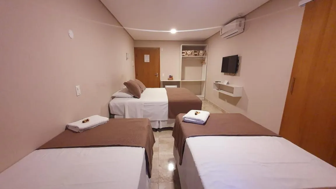 Photo of the whole room, Bed in Don Marcos Hotel com Restaurante e Pizzaria