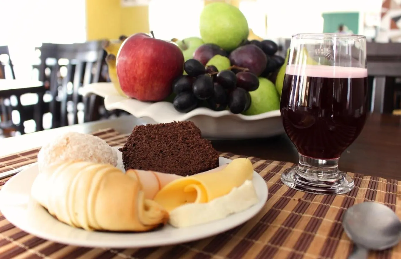Continental breakfast in Don Marcos Hotel com Restaurante e Pizzaria