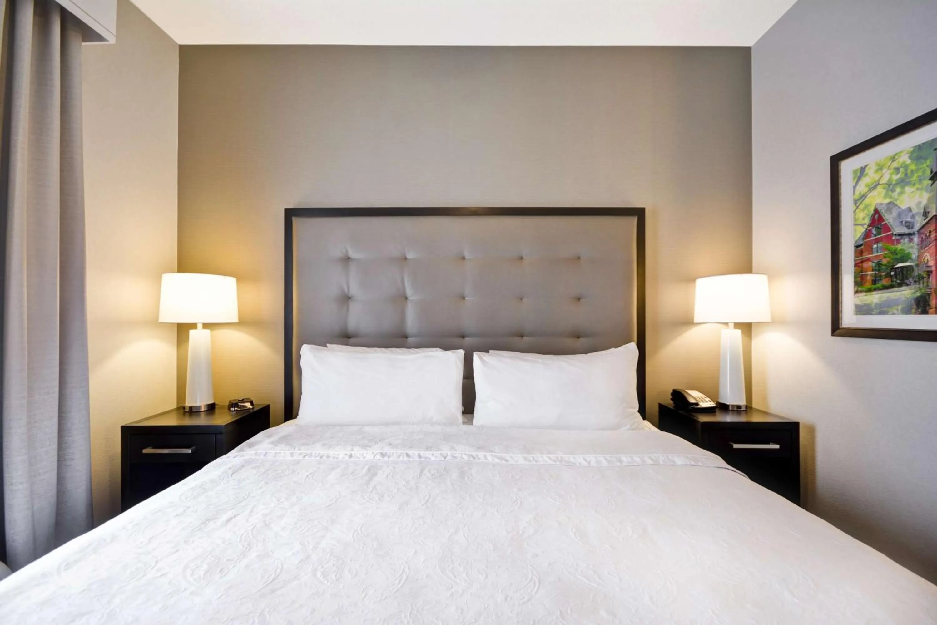 Bed in Homewood Suites by Hilton Ithaca