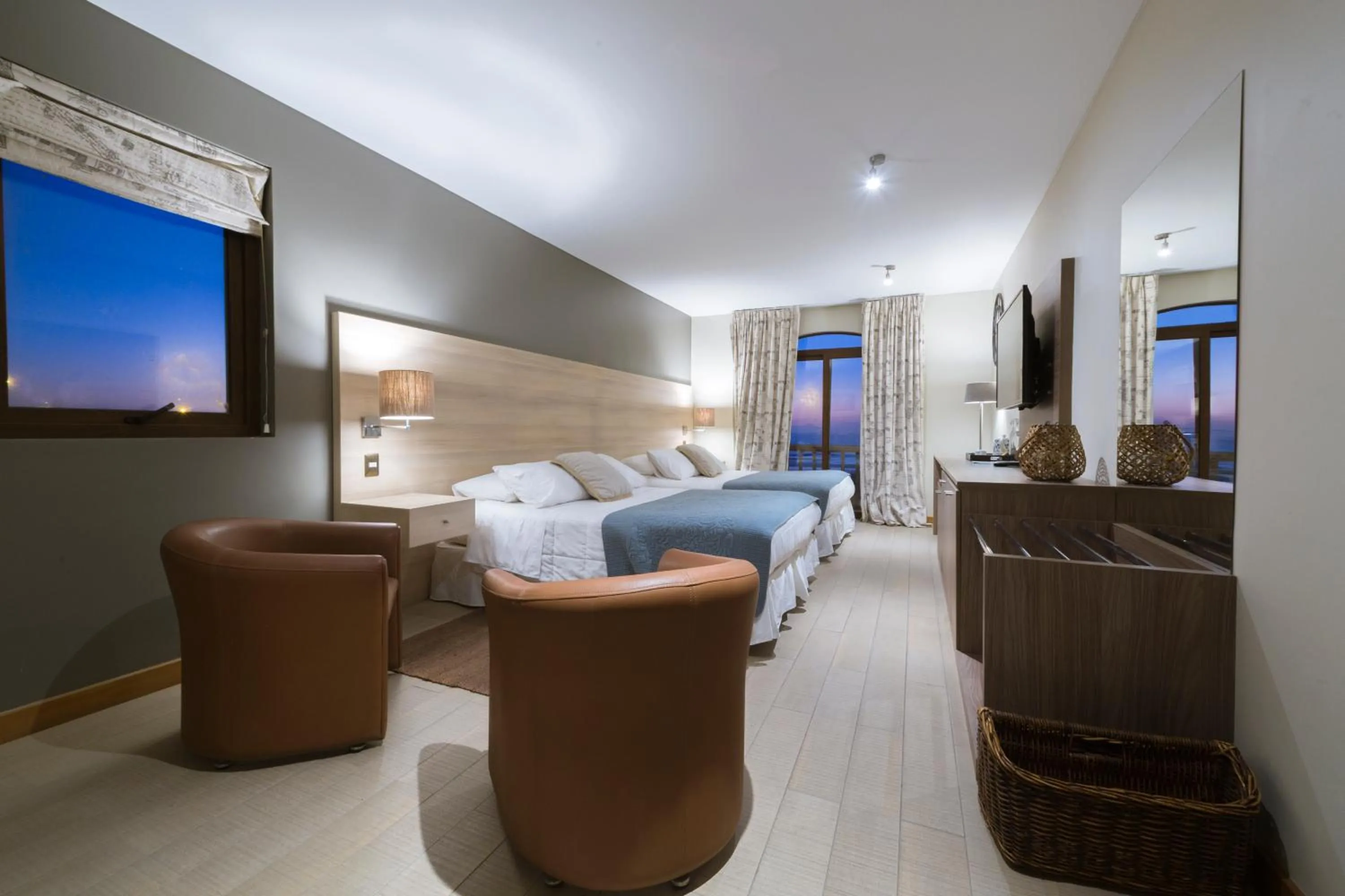 Bed in Hotel y Cabañas Campanario