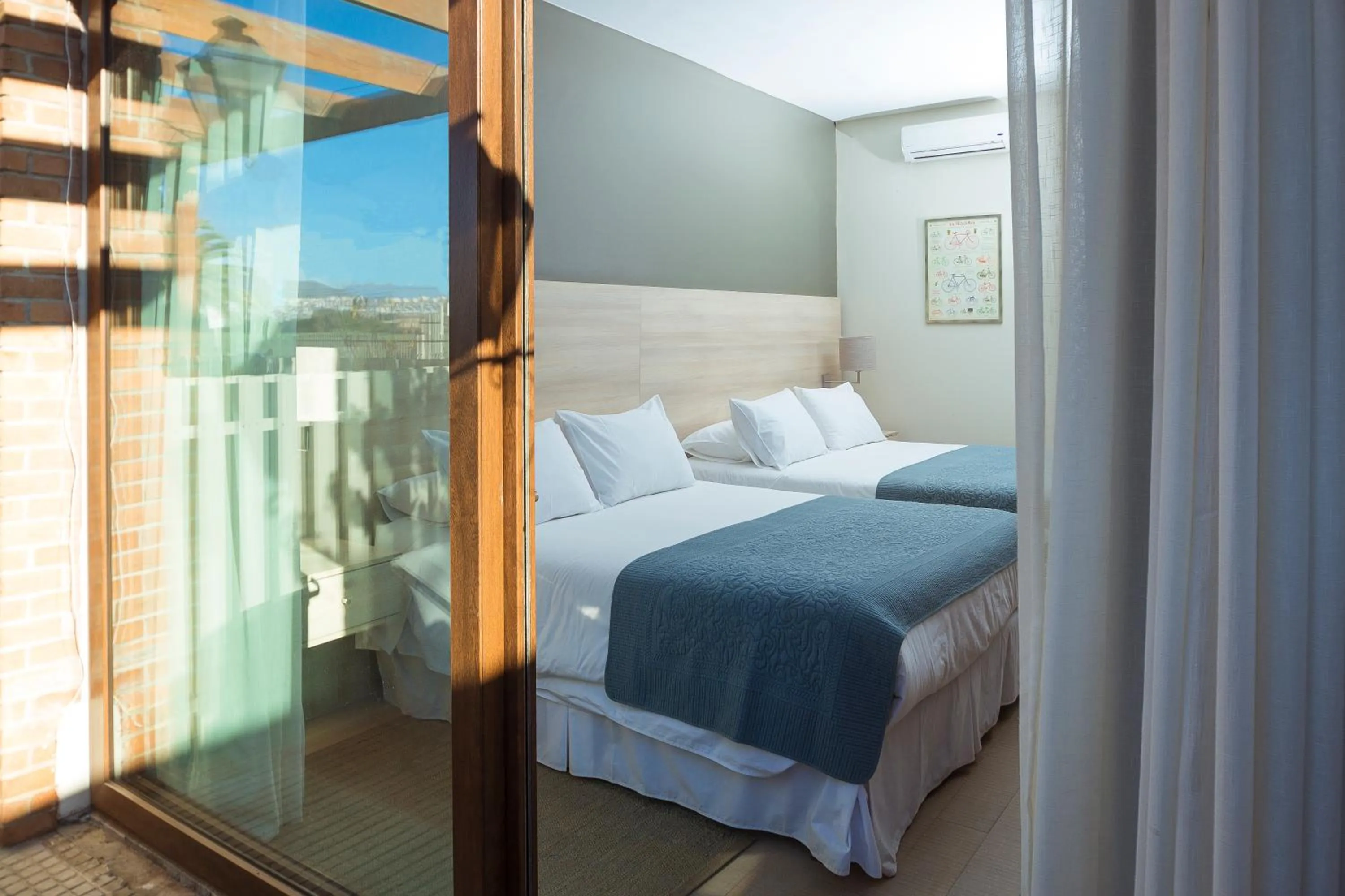 Bed in Hotel y Cabañas Campanario