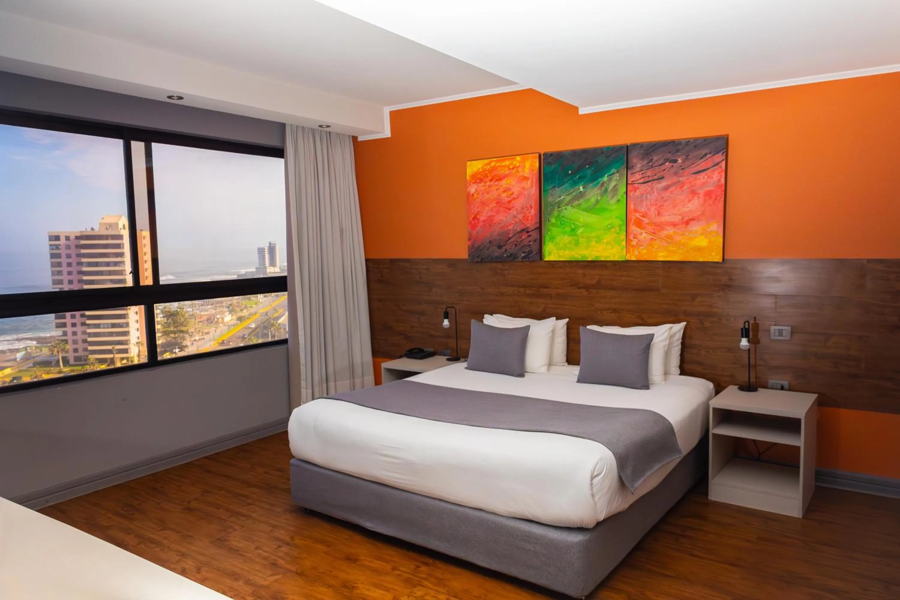 Sea view, Bed in Gran Cavancha Suite