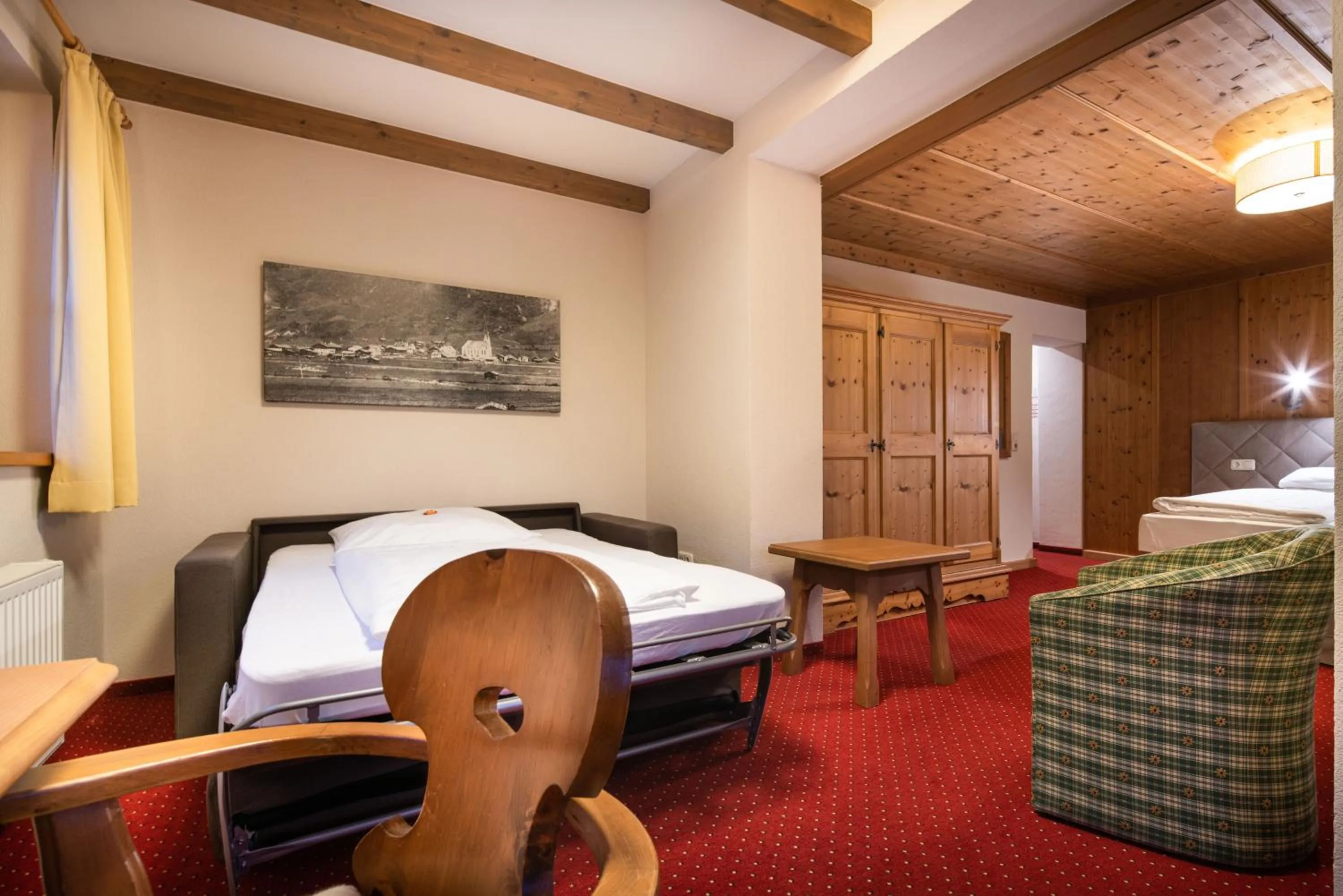 Bed in Hotel Senningerbräu