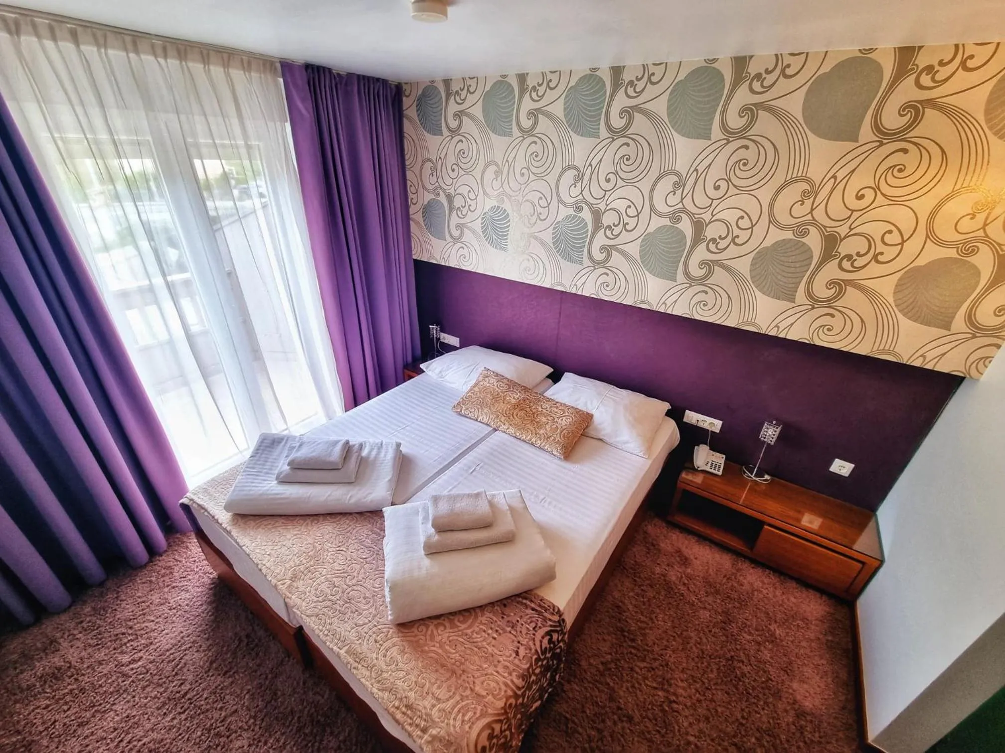 Bedroom, Bed in Hotel Gala Split