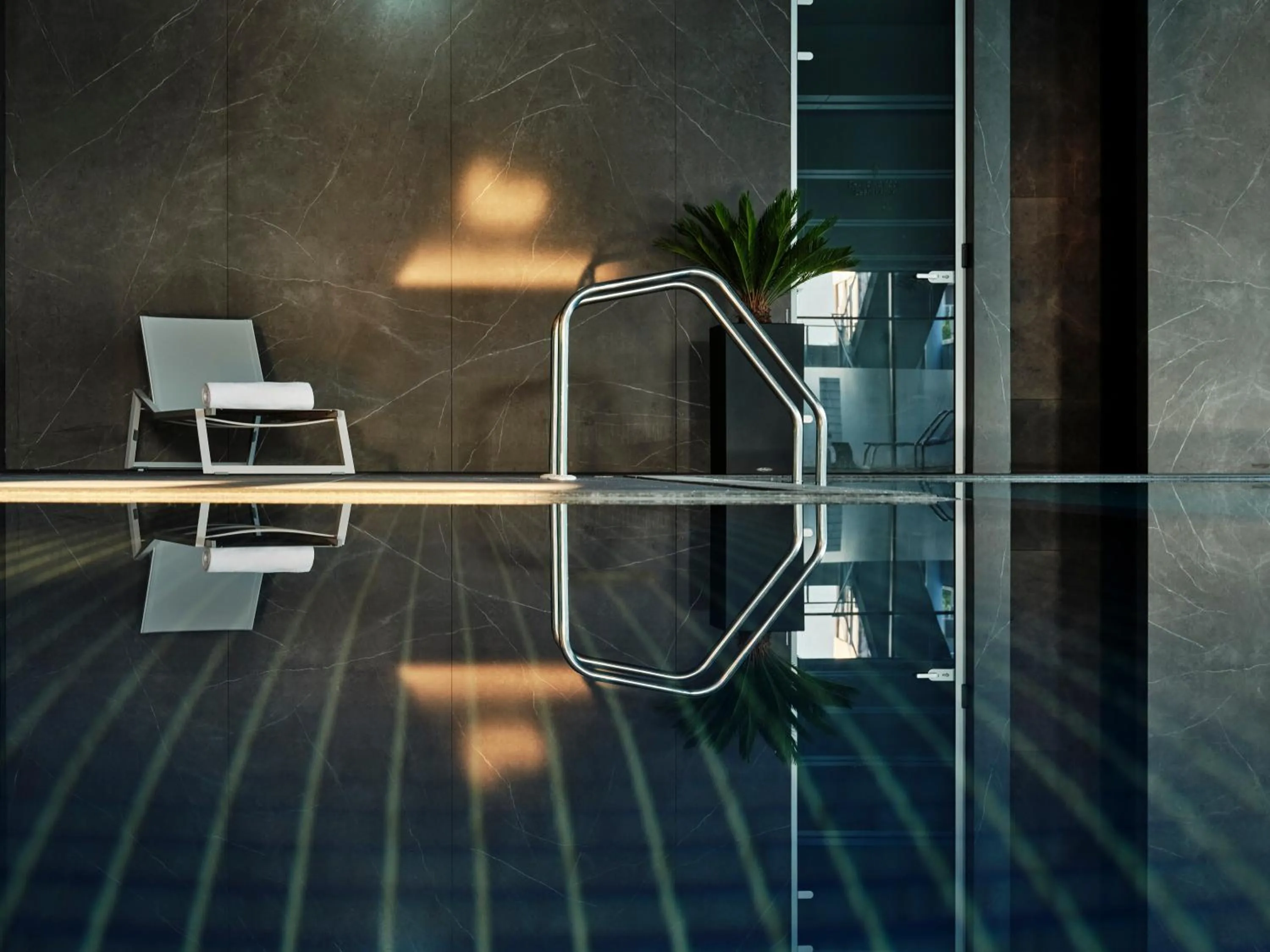 Swimming pool in Crowne Plaza Sofia by IHG