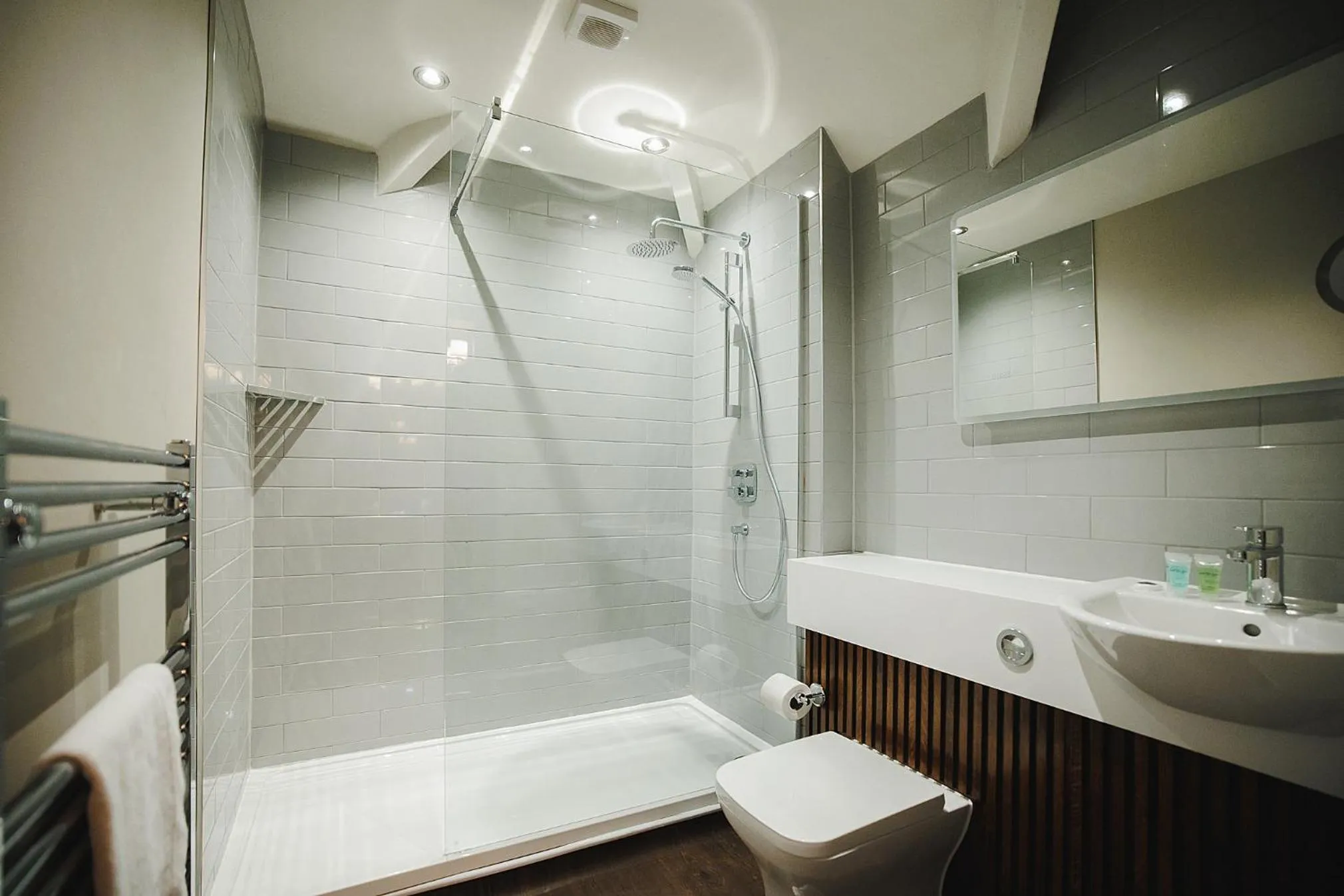 Shower in The Dukeries Lodge, Edwinstowe, Nottinghamshire