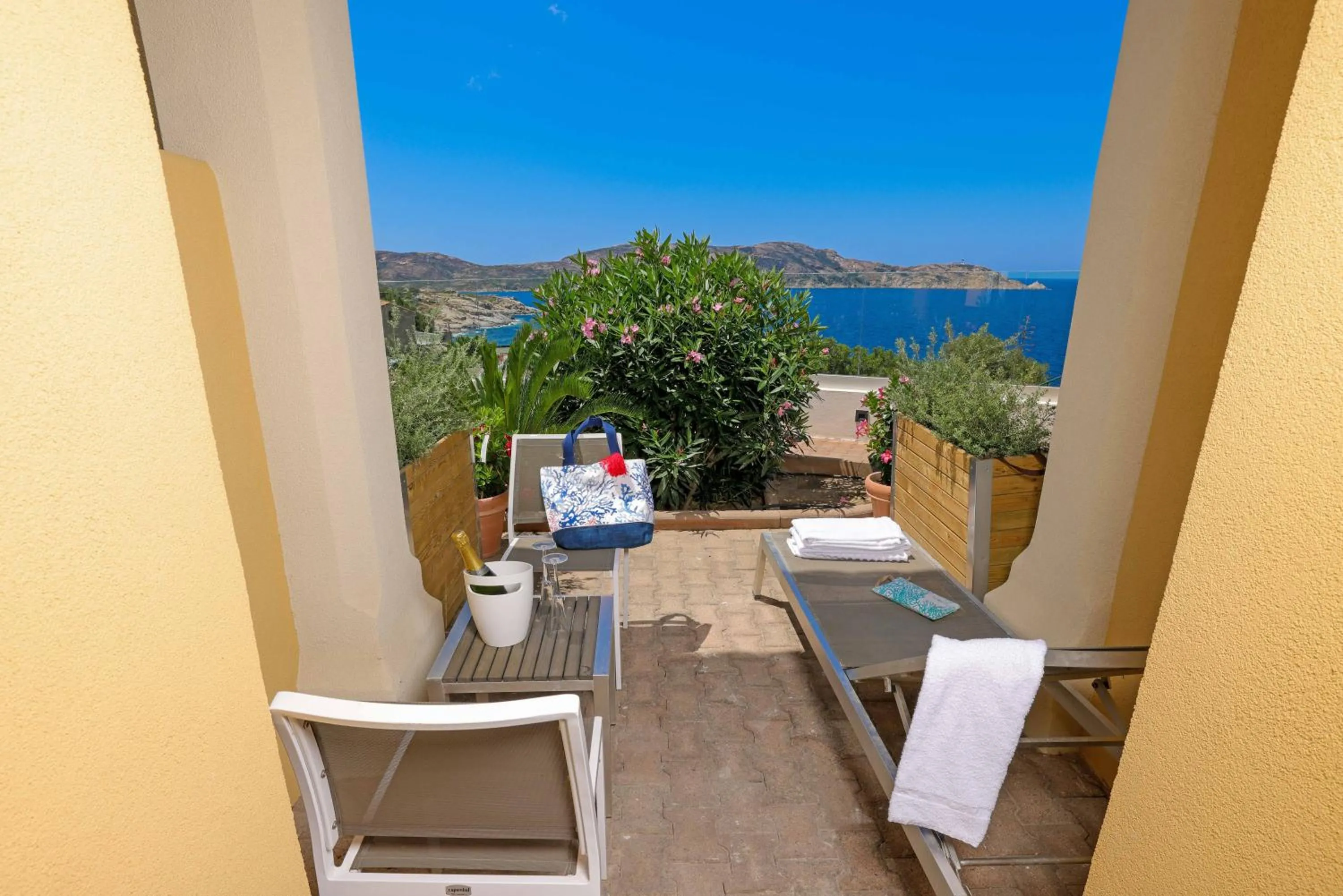 Balcony/Terrace in Le Saint Erasme, Hotel Eco Friendly