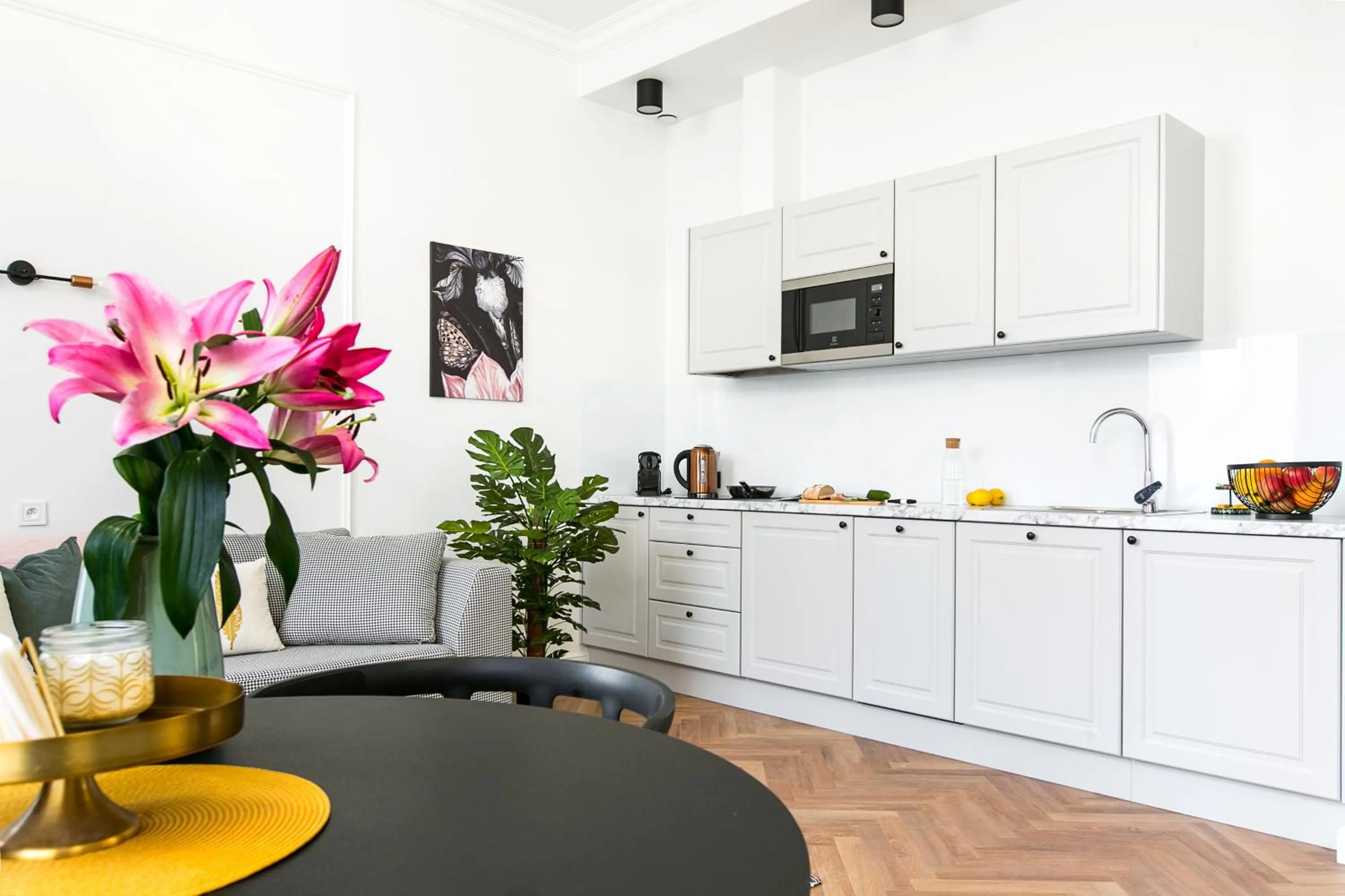 Kitchen or kitchenette in Otium Old Town Sarego