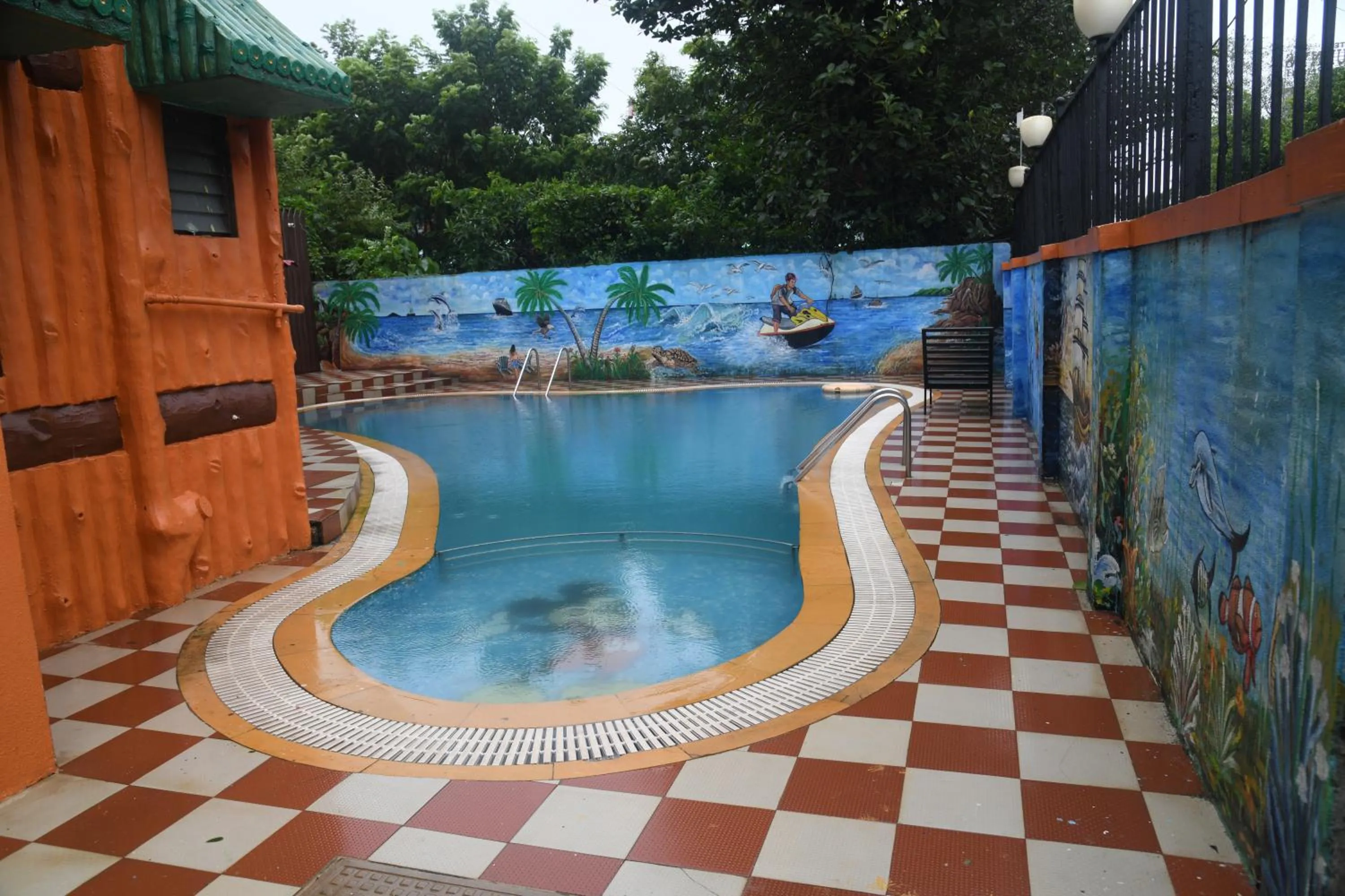 Pool view in Hill Forest Resort