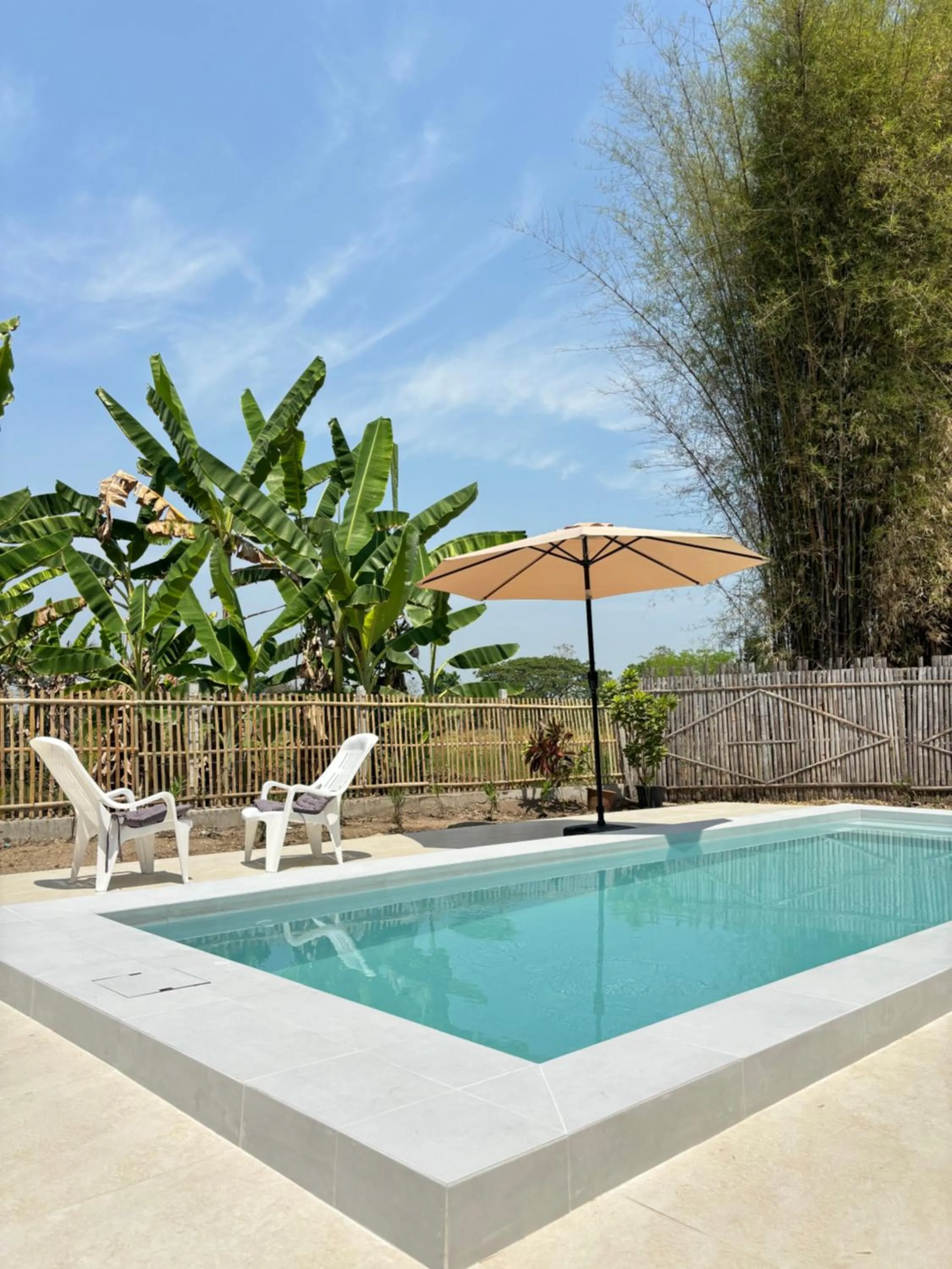 Pool view in Lanna House Lanna Hut Chiangmai
